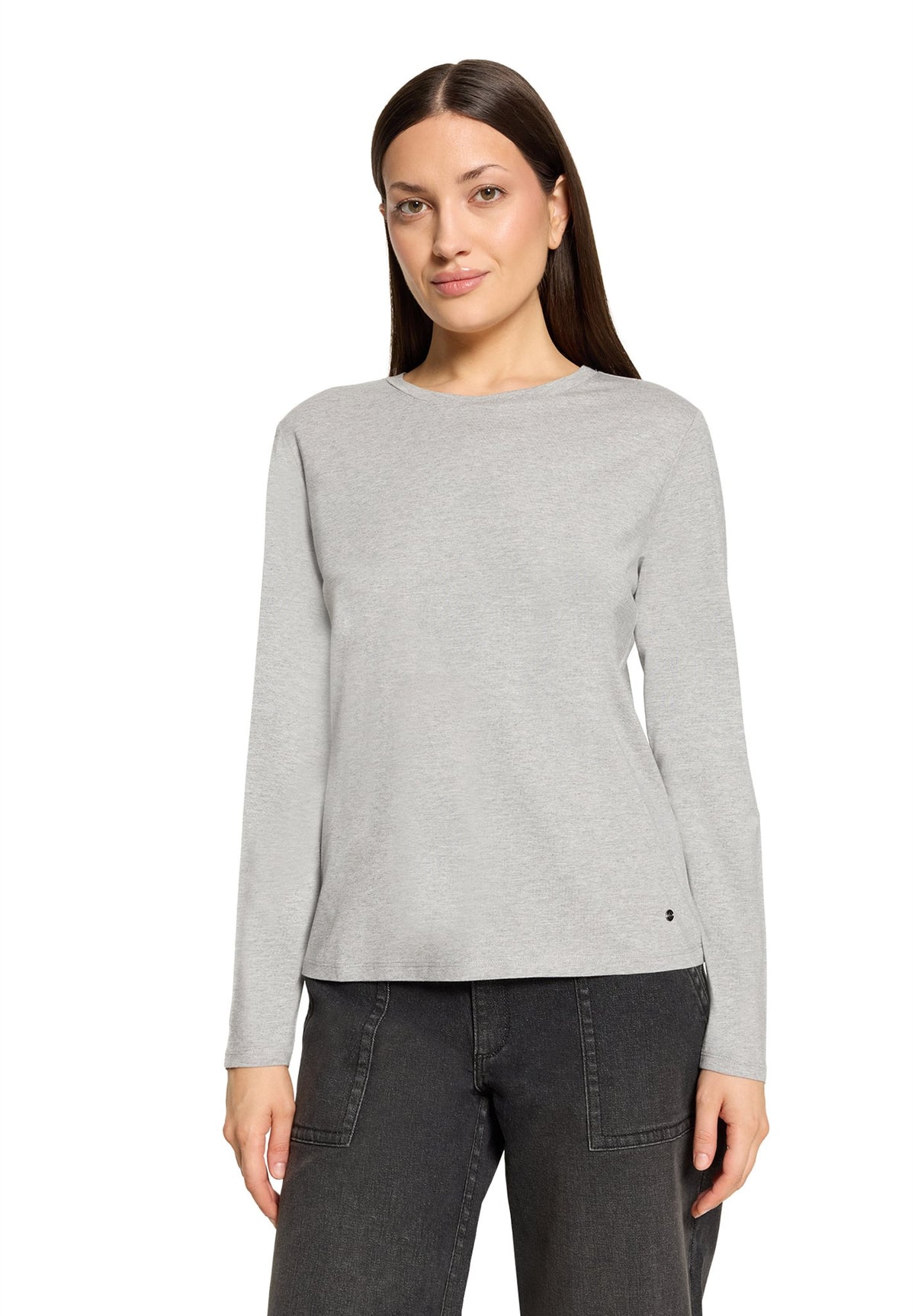 Betty & Co Damen T-Shirts Light Silver Me