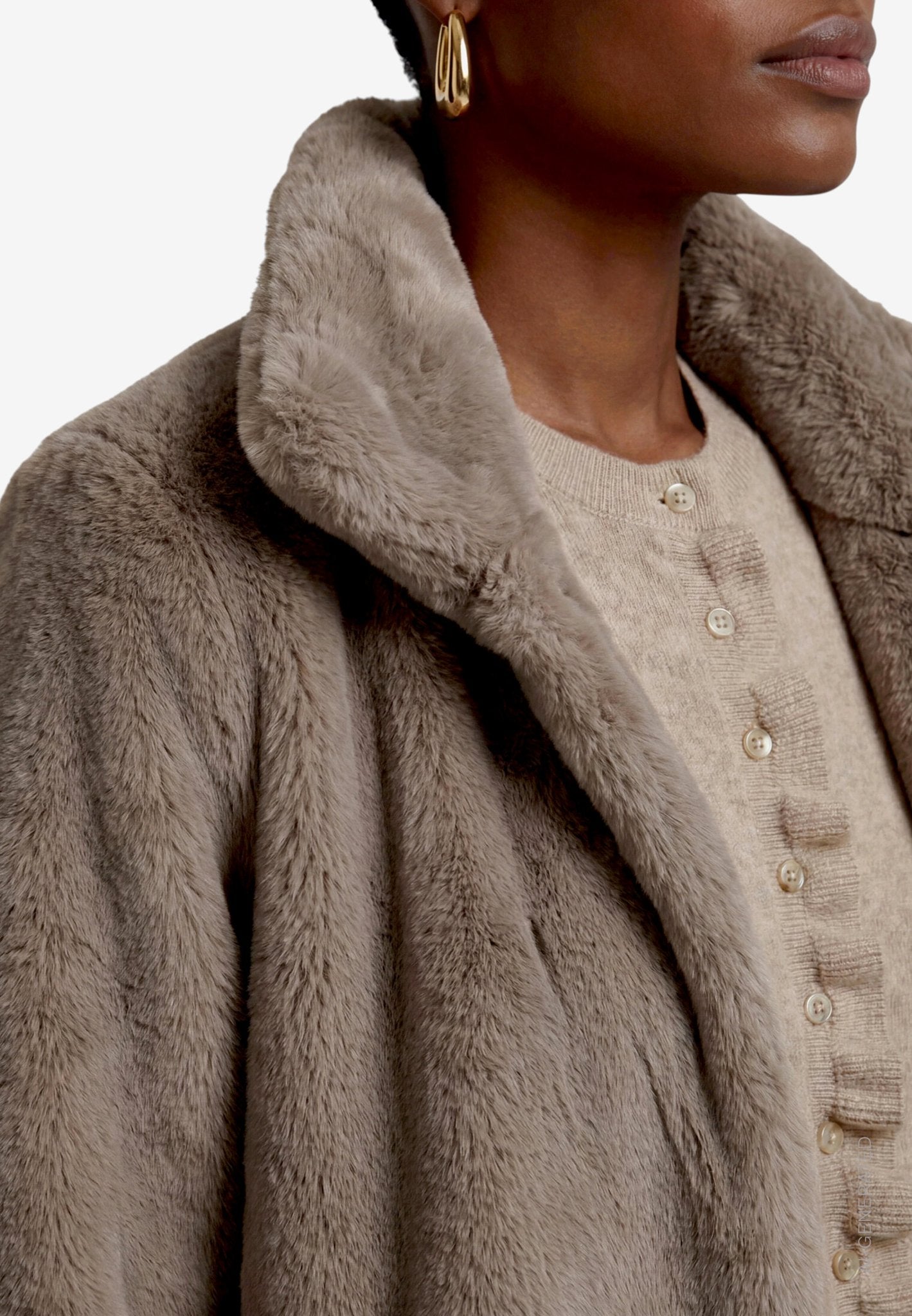 Zero Damen Mantel Desert Taupe