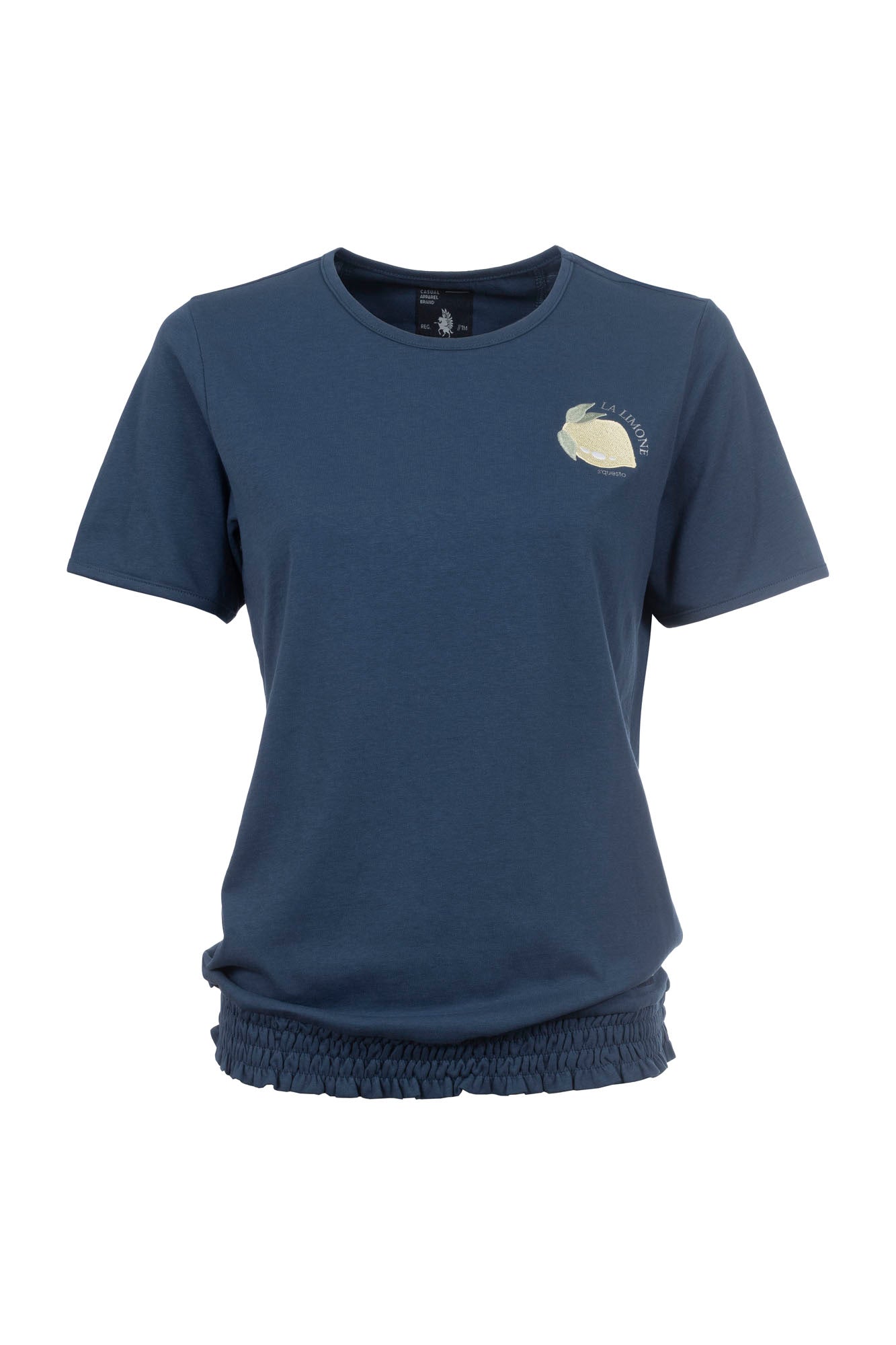 Soquesto Damen T-Shirts Rauchblau