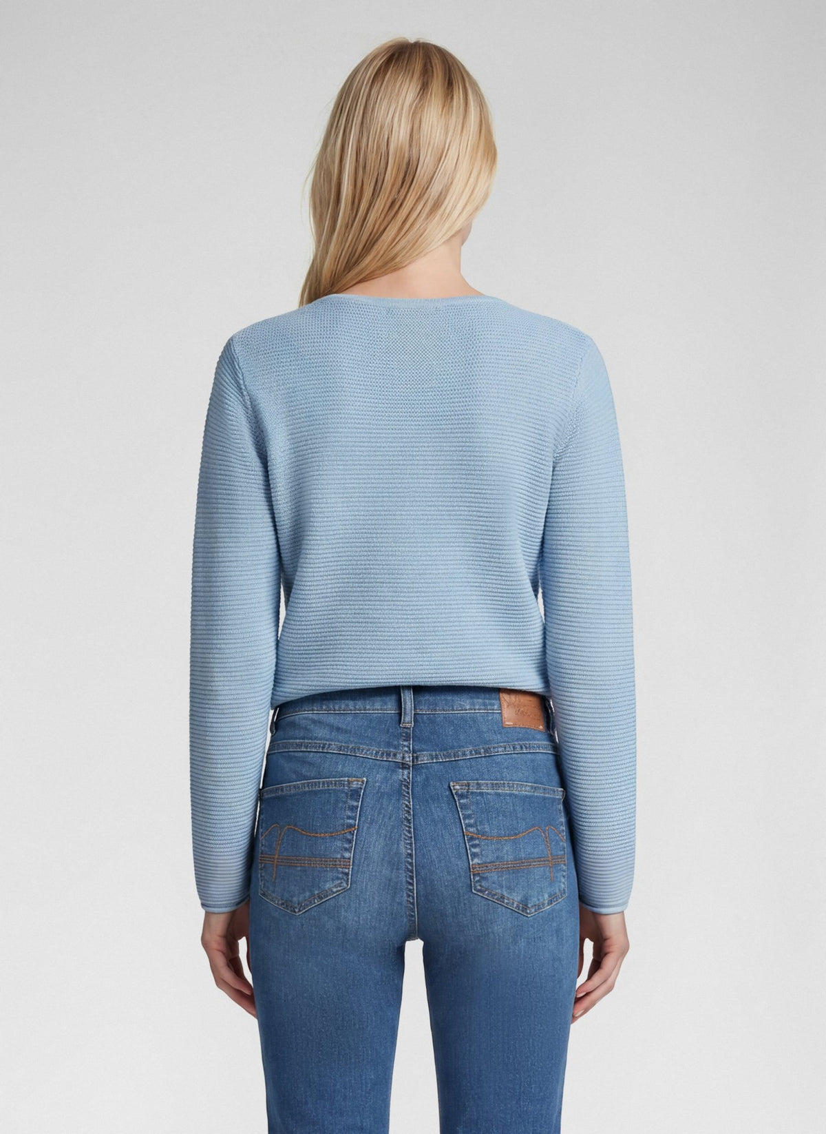 Rabe Damen Pullover Pastellblau