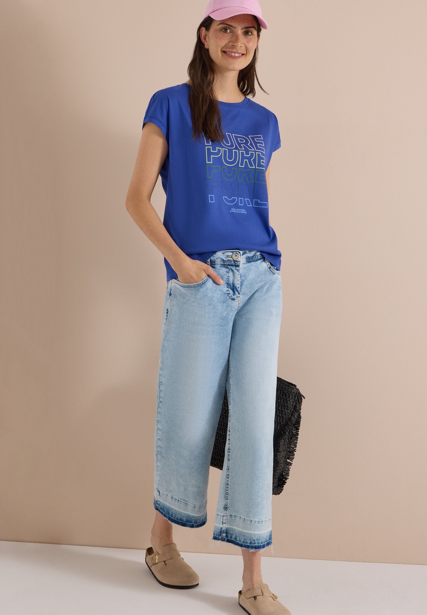 Cecil Damen T-Shirts Deep Rive
