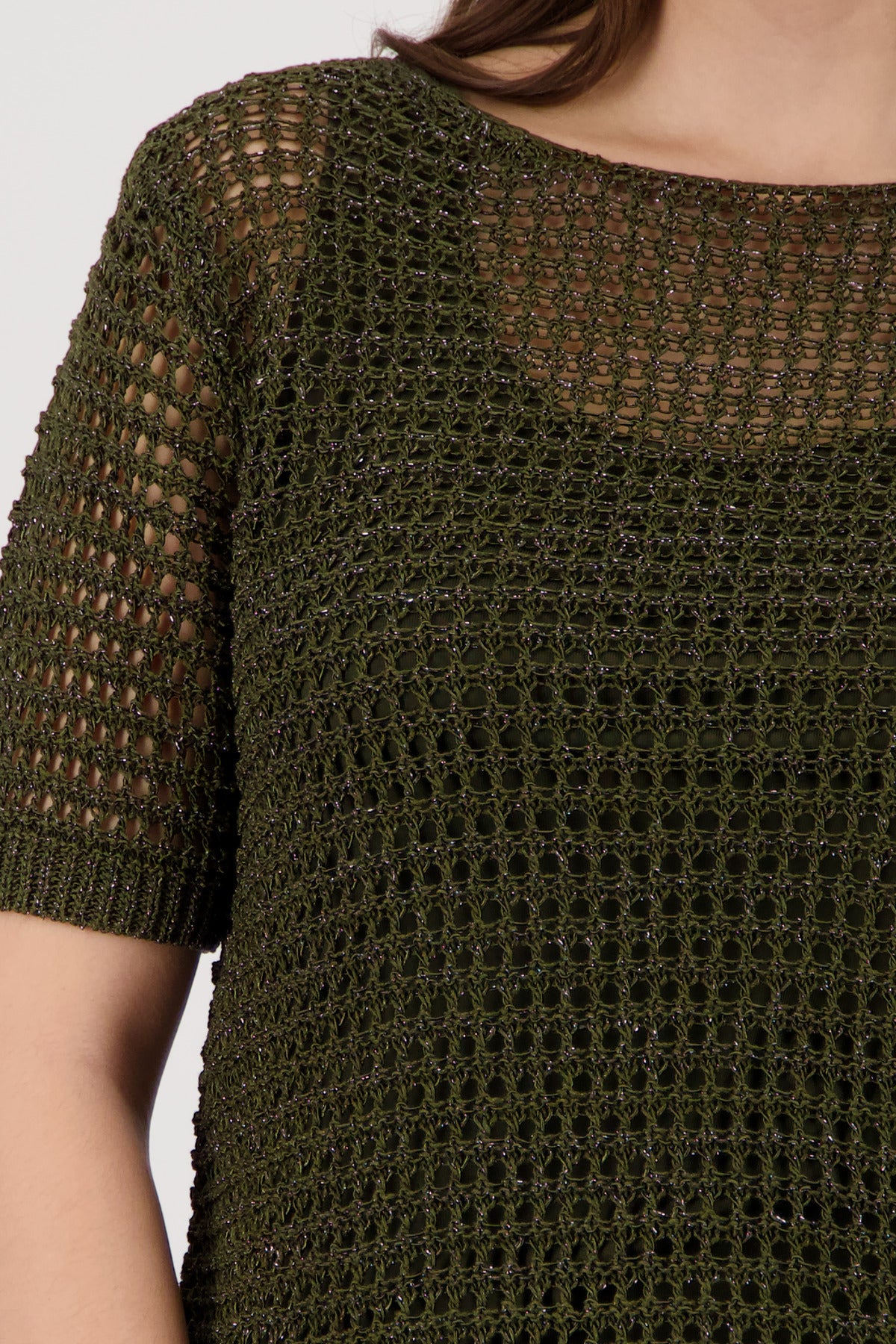 Monari Damen Pullover  Olive