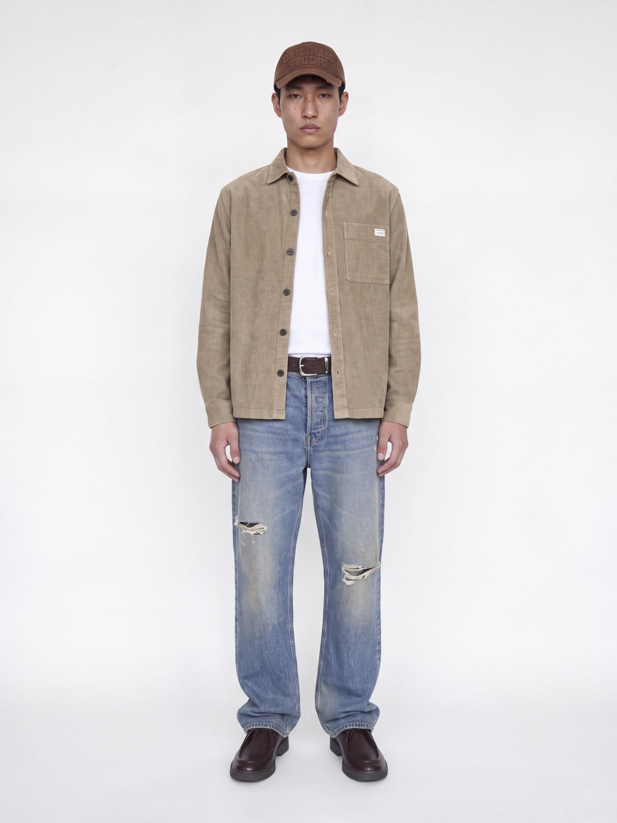 Jack & Jones Herren Hemden lang Crockery