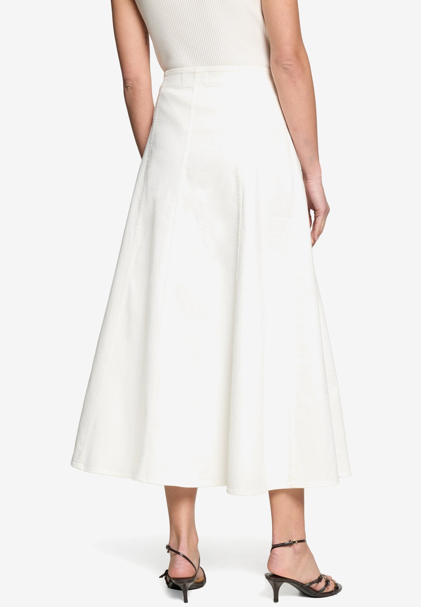Zero Damen Rock Cream Denim