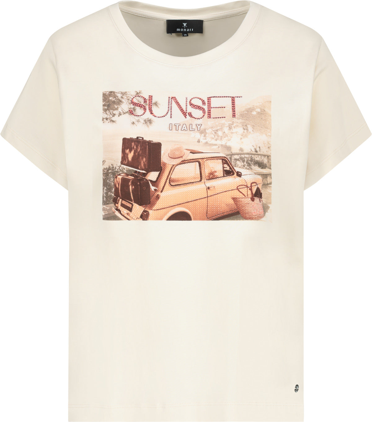 Monari Damen T-Shirts Marble
