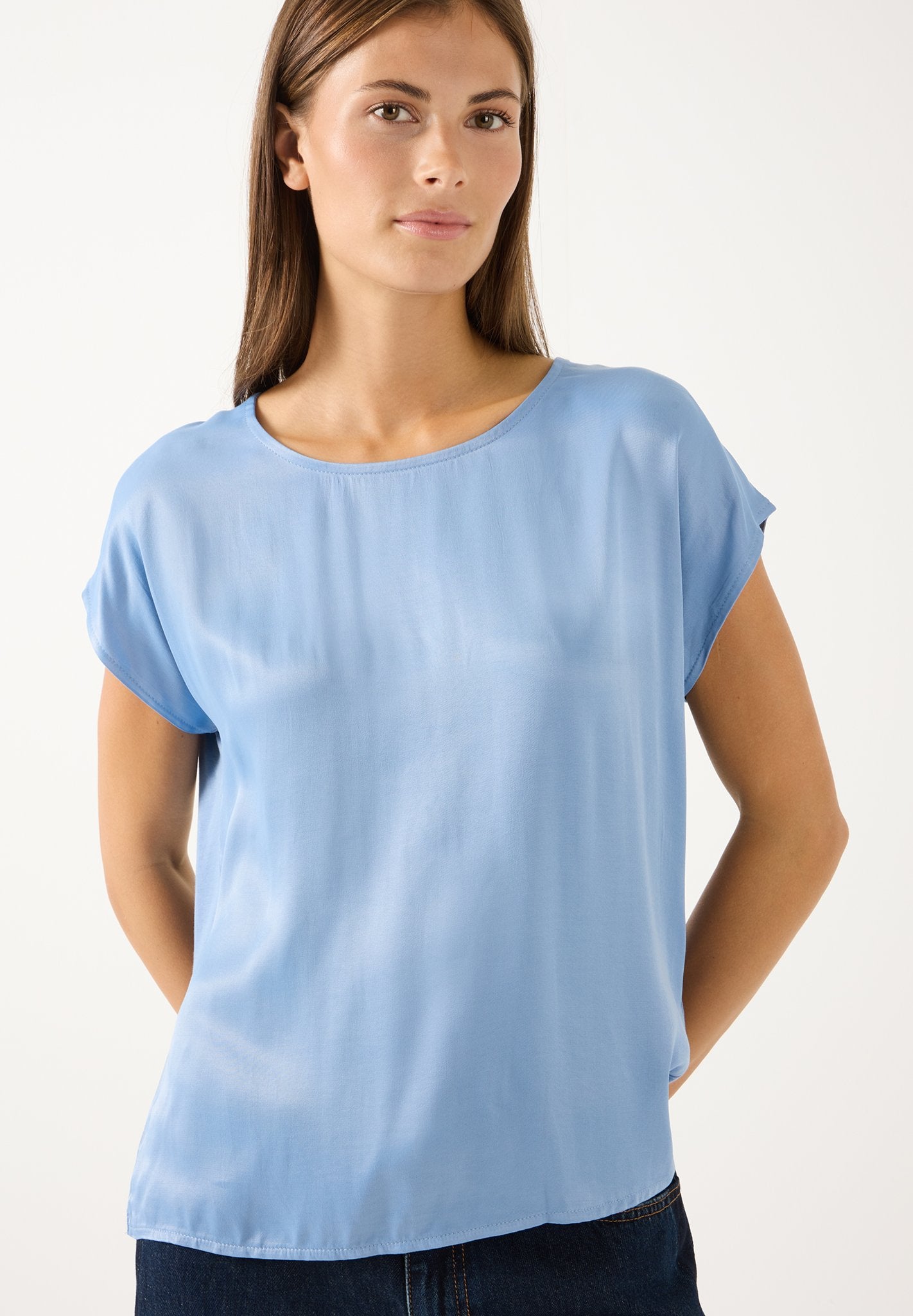 More & More Damen Tops  Autumn Blu