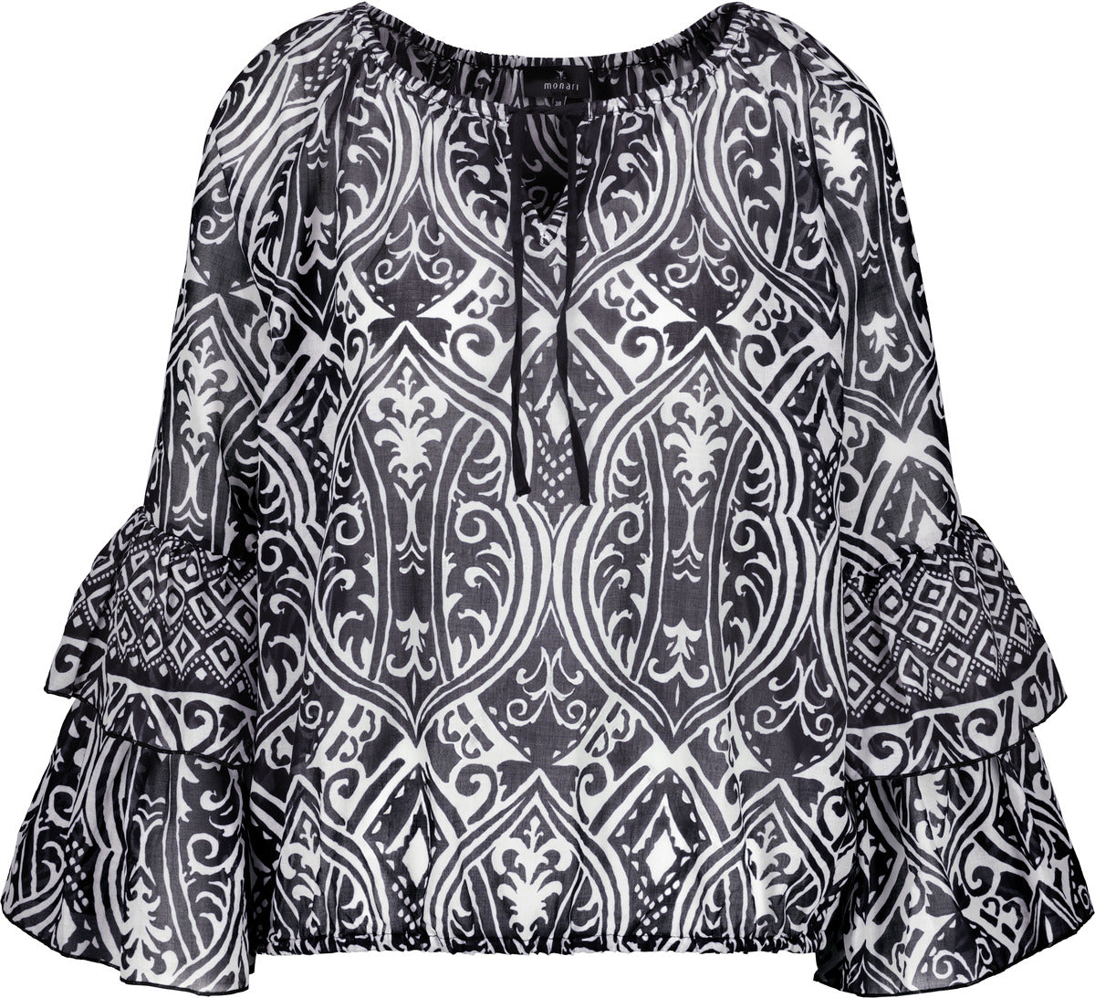 Monari Damen Blusen Schwarz Gem