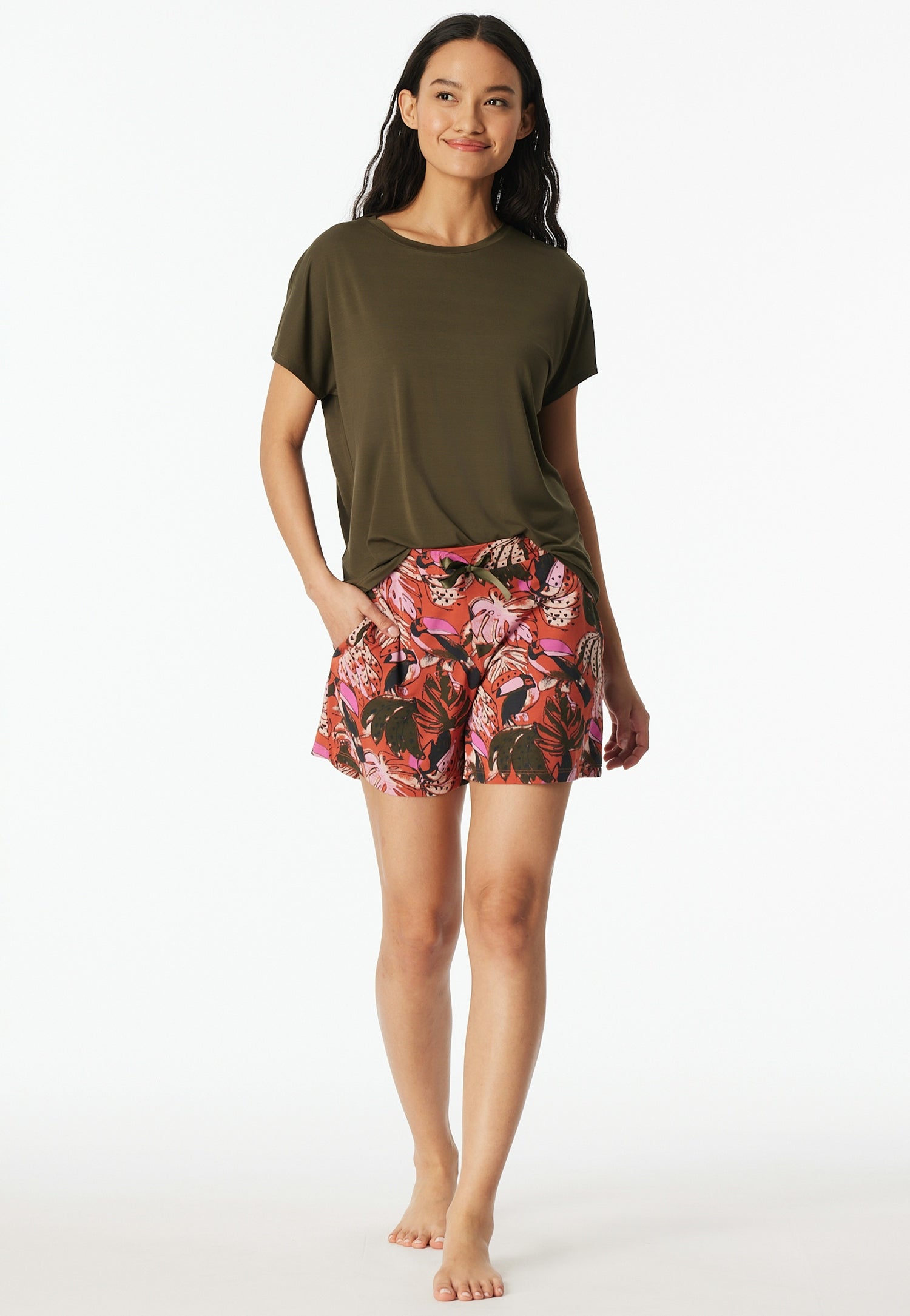 Schiesser Hose Terracotta