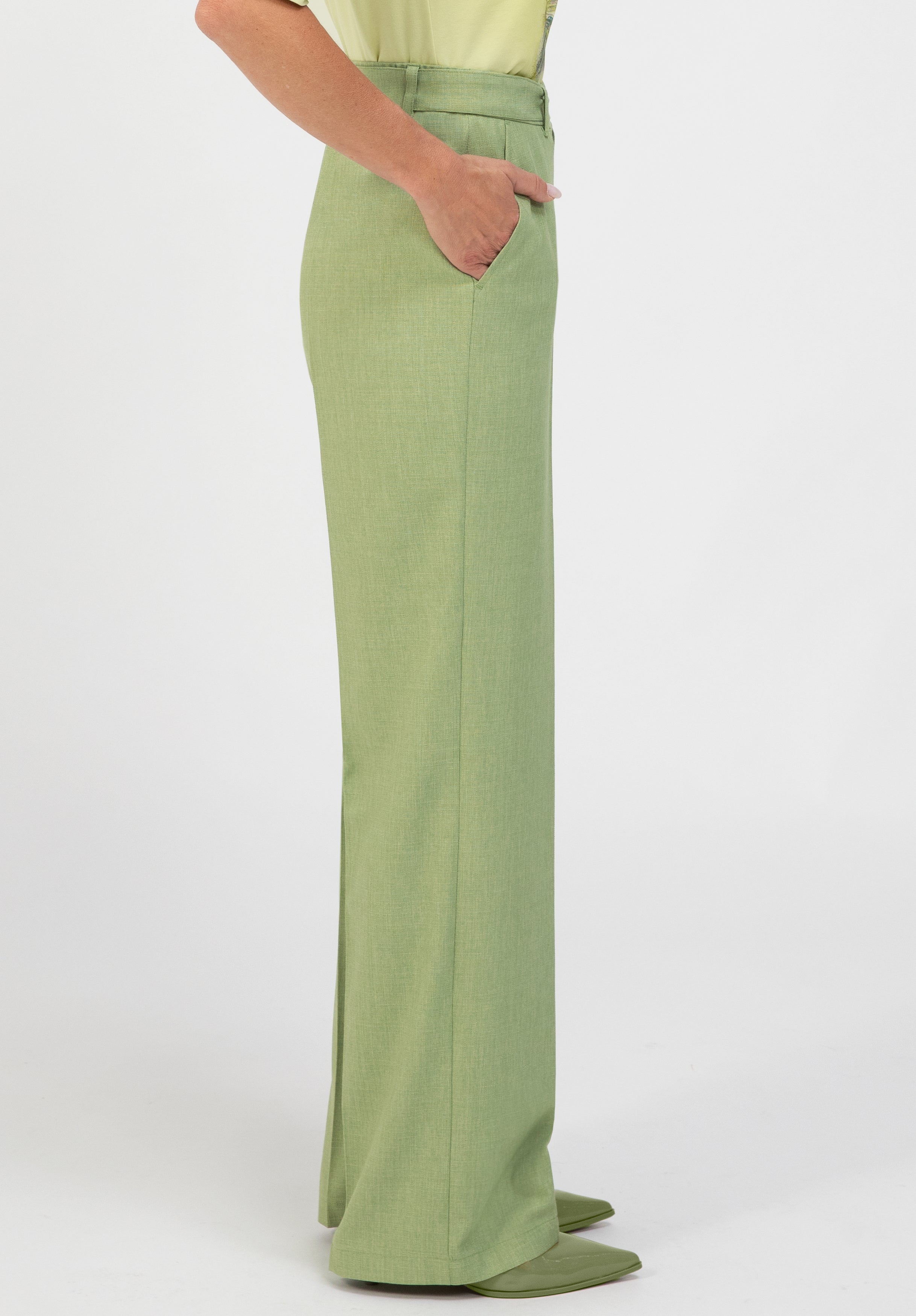 Bianca Damen Hosen Pistachio Melan