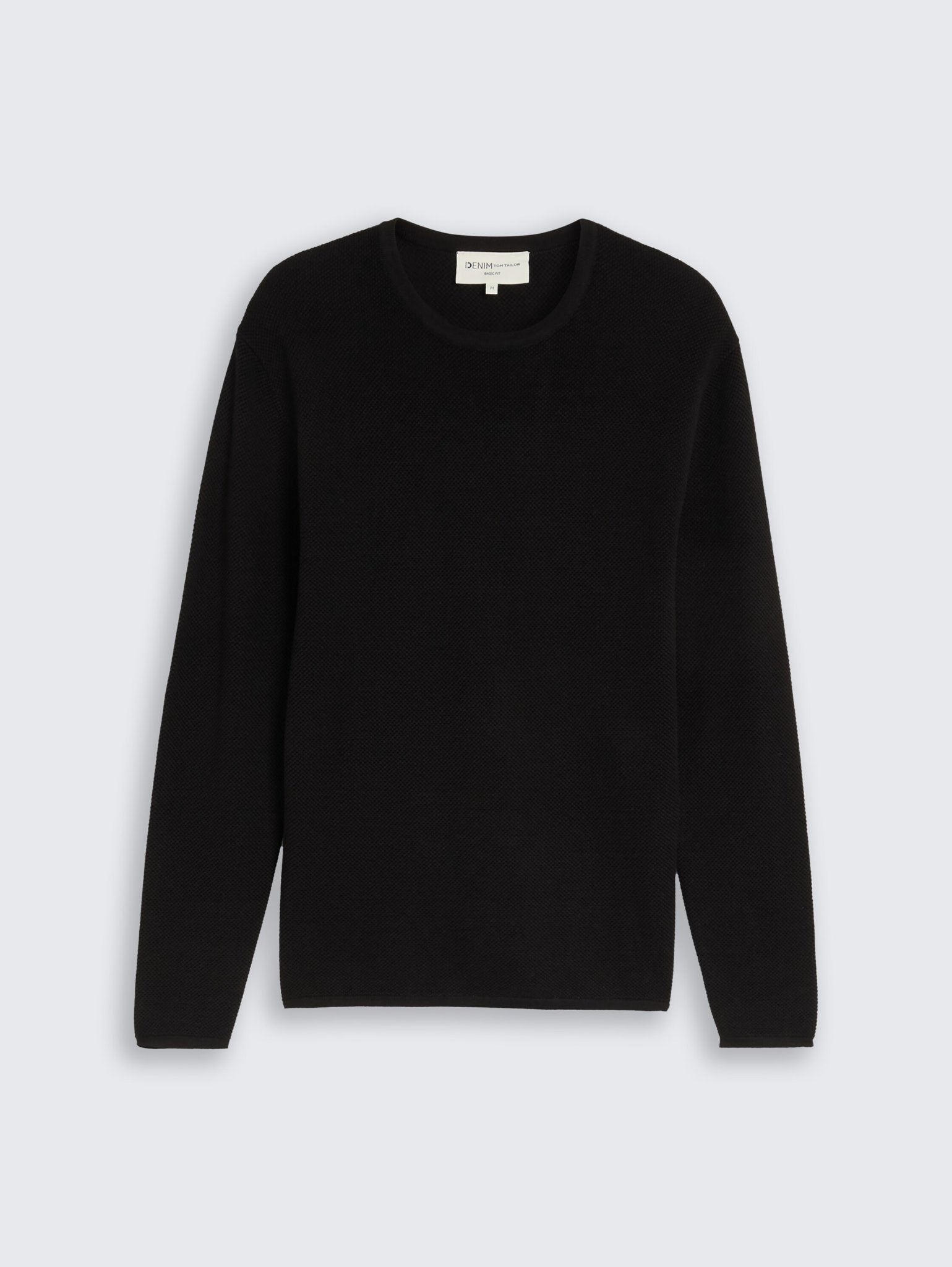 Tom Tailor denim Herren Pullover Black