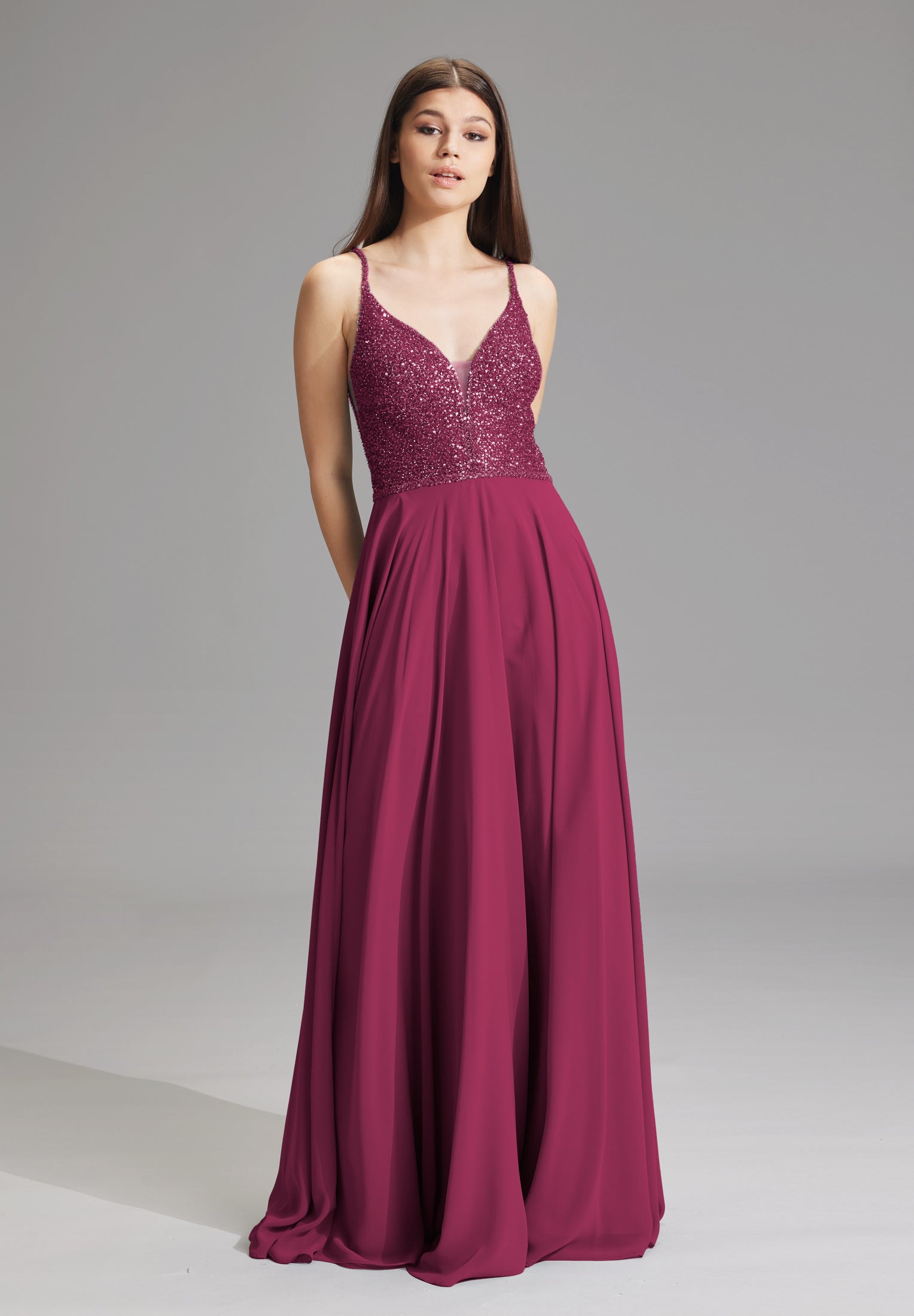 Swing Damen Kleider  Grape Wine