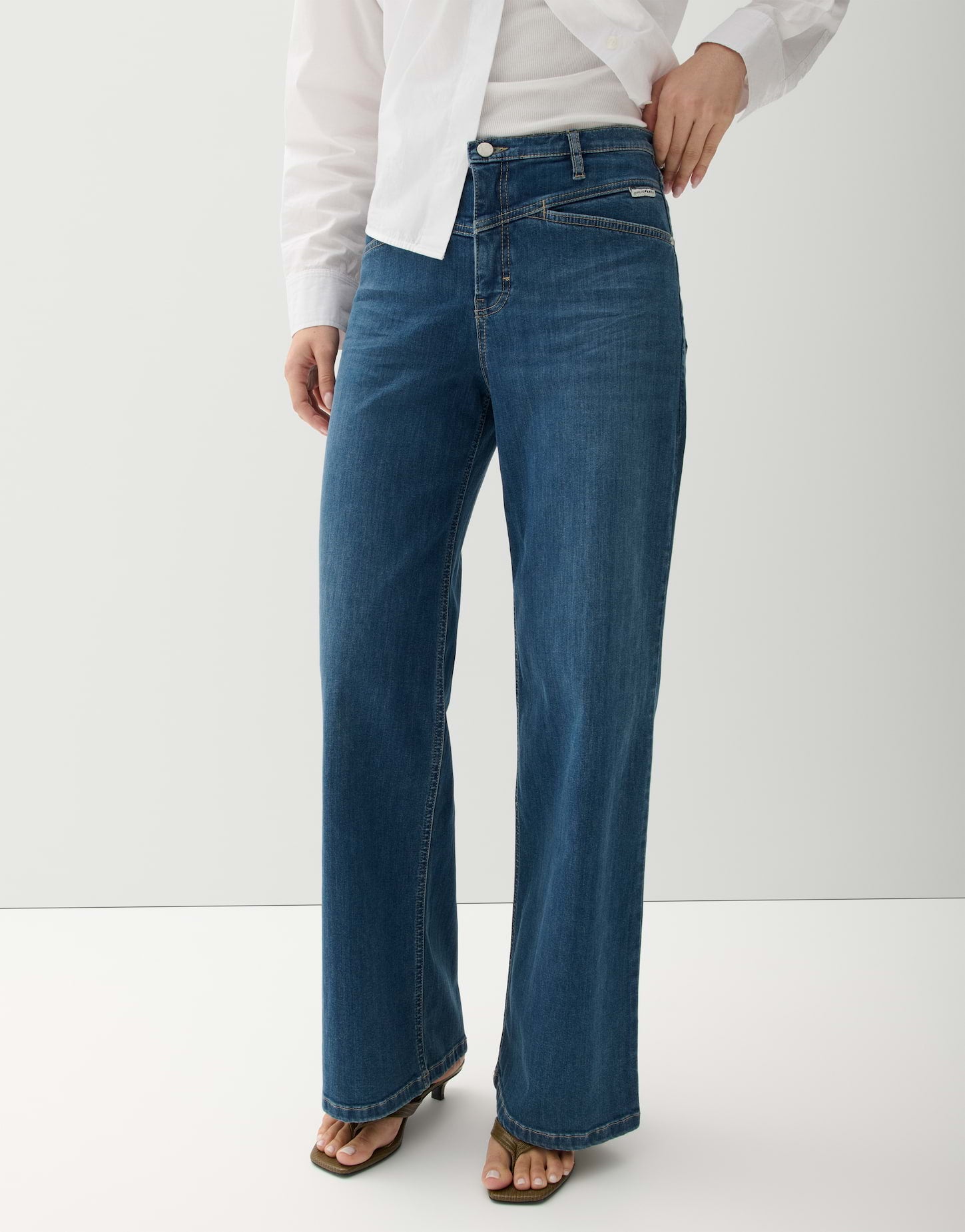 Opus Pants Damen Jeans  Dark Blue