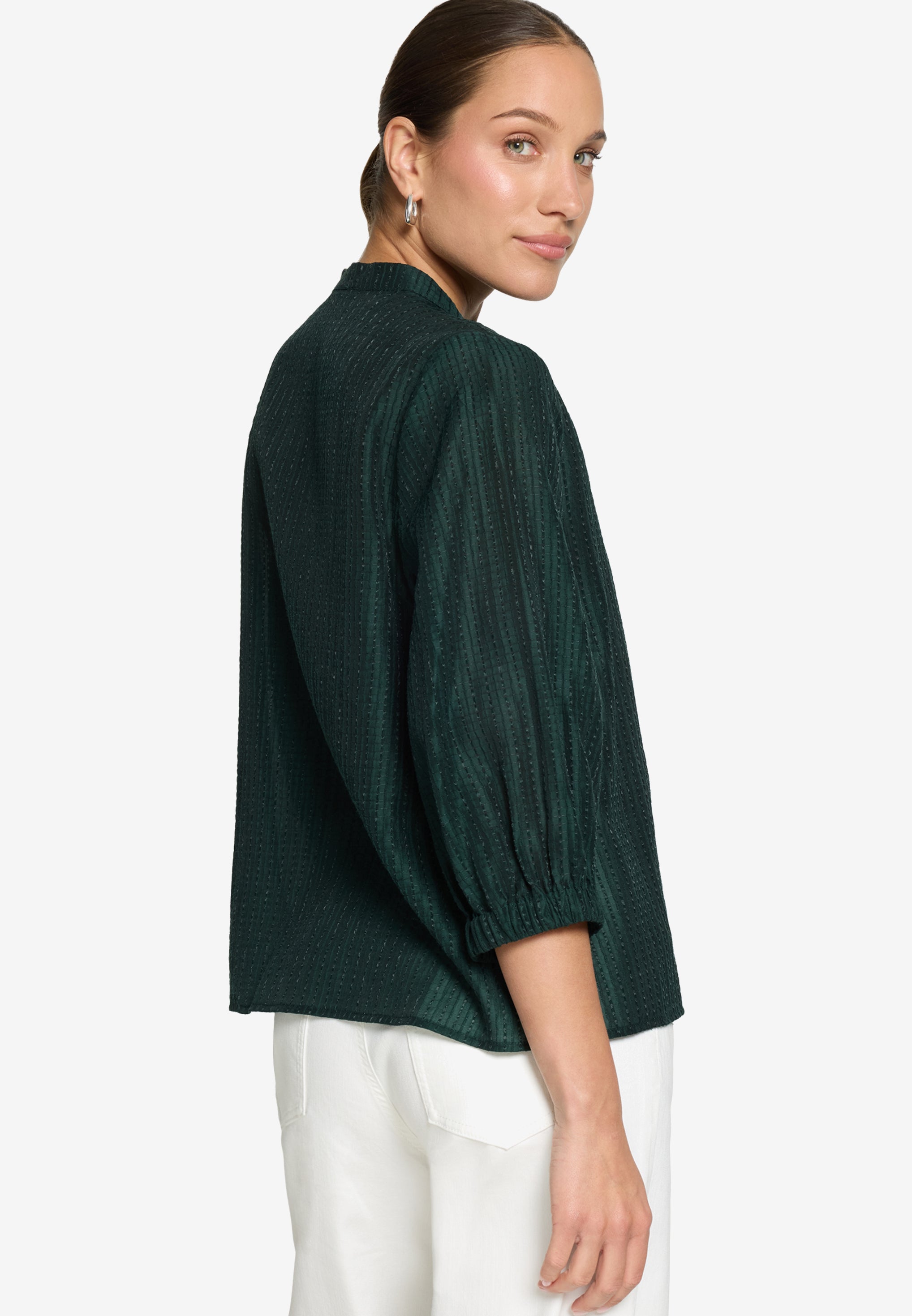 Zero Damen Blusen Green Forest