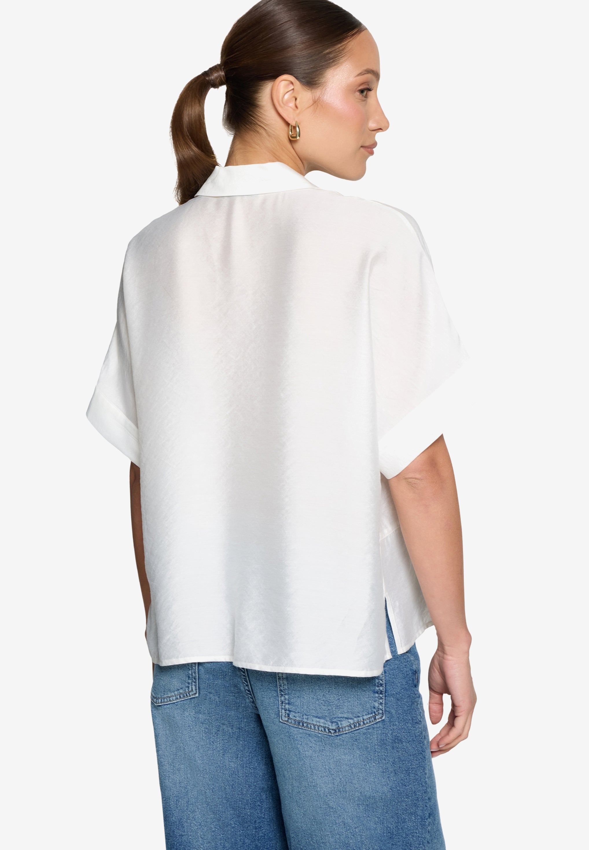 Zero Damen Blusen Offwhite
