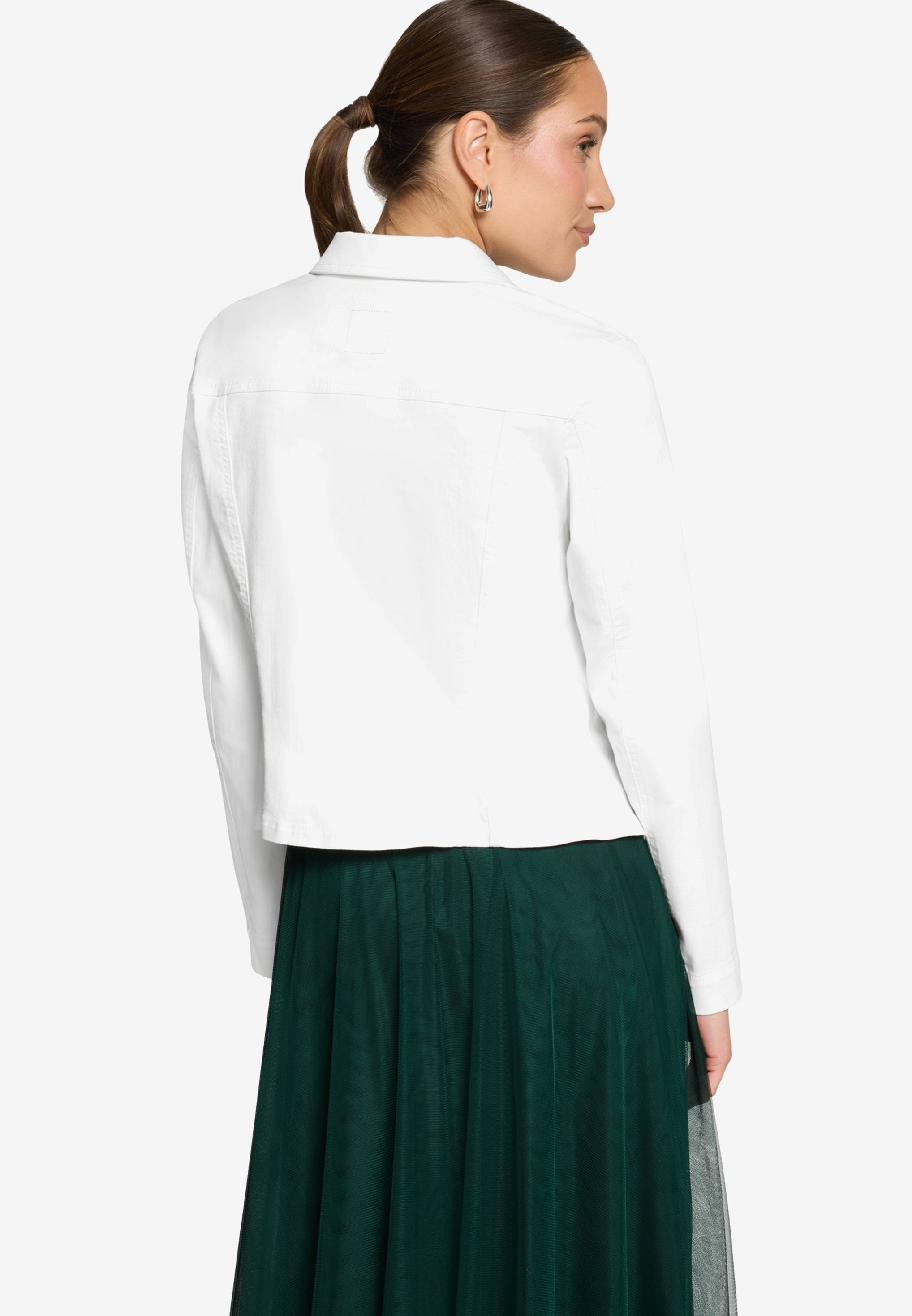 Zero Damen Blazer Cream Denim