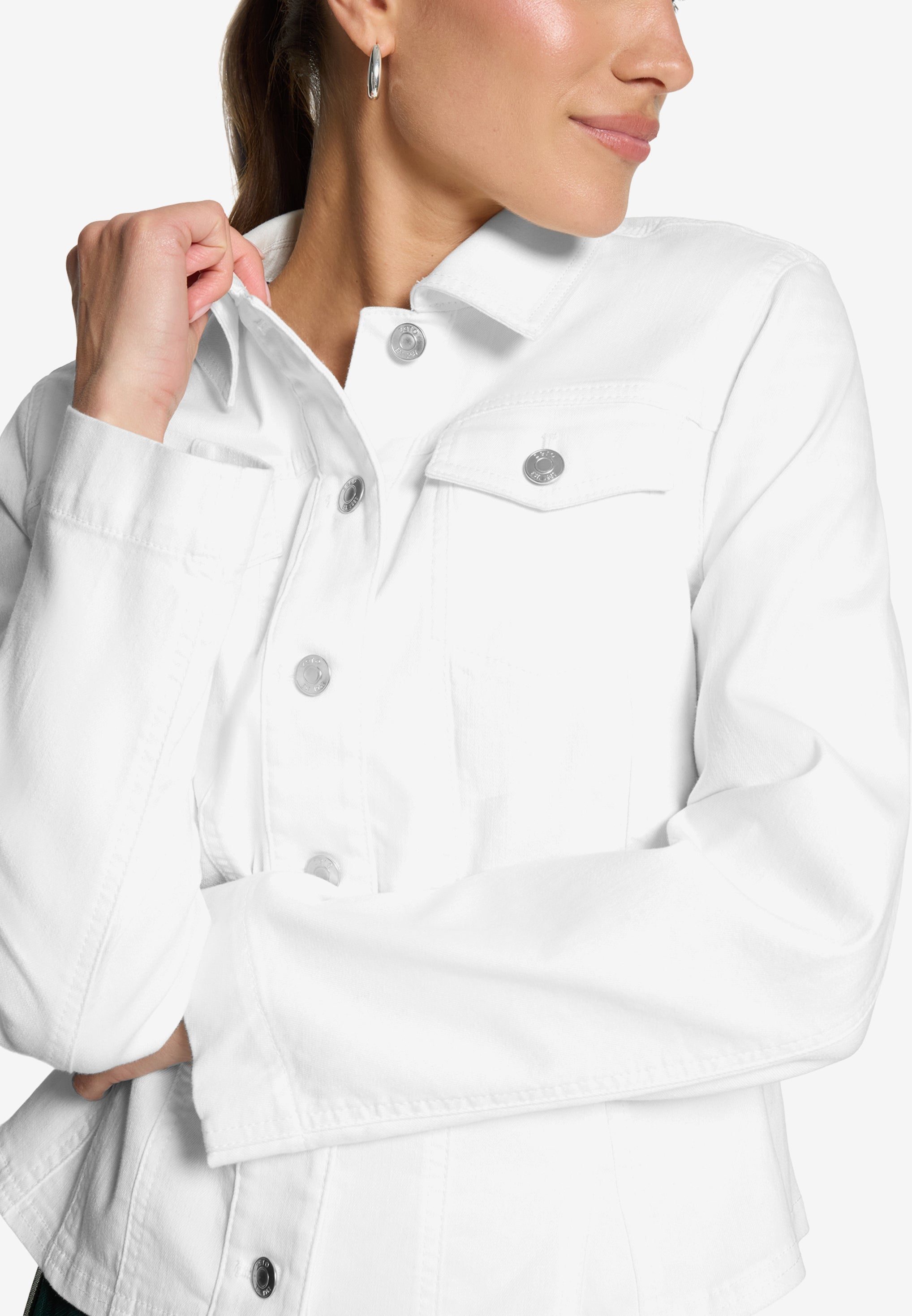 Zero Damen Blazer Cream Denim