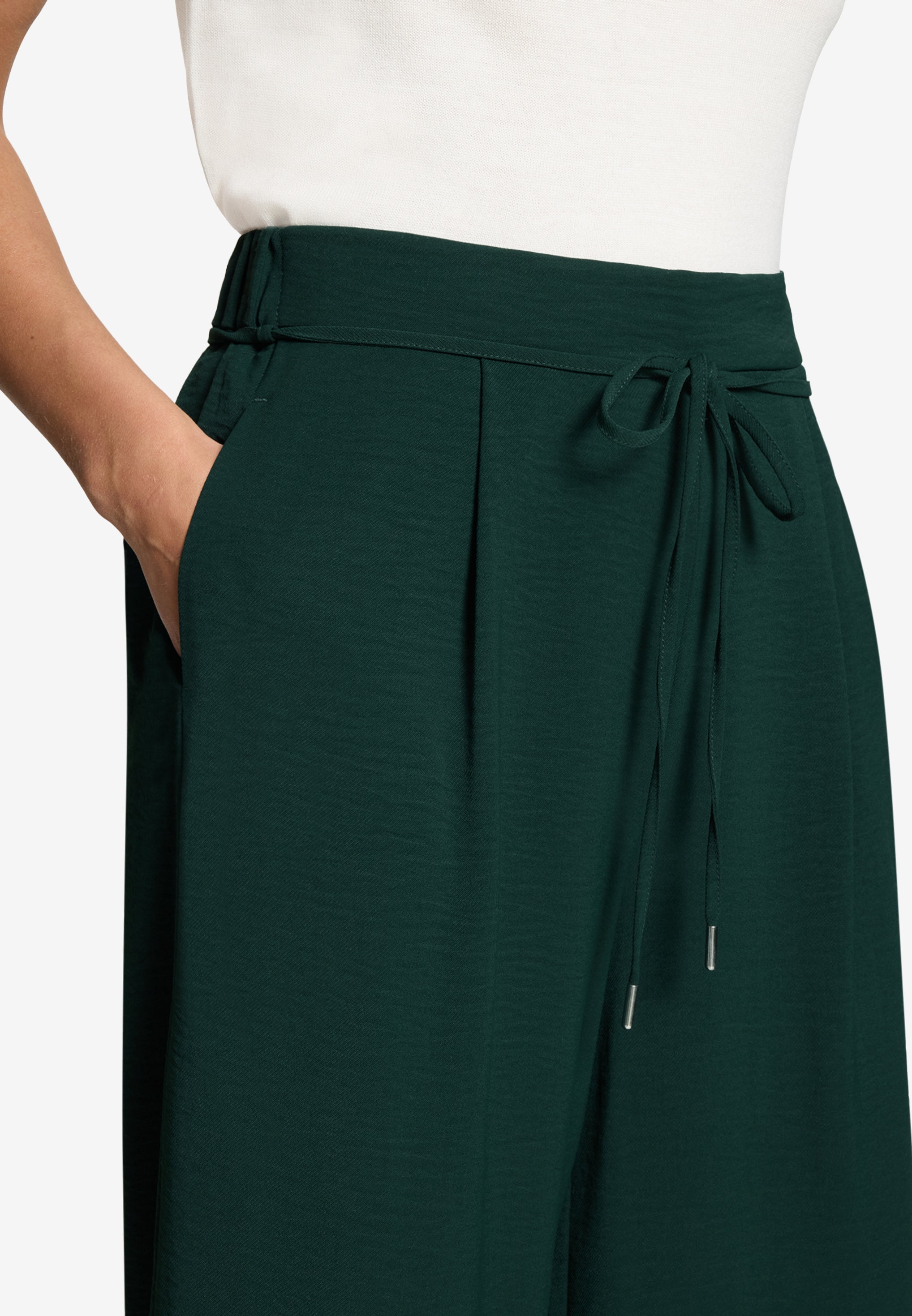 Zero Damen Hosen Green Forest