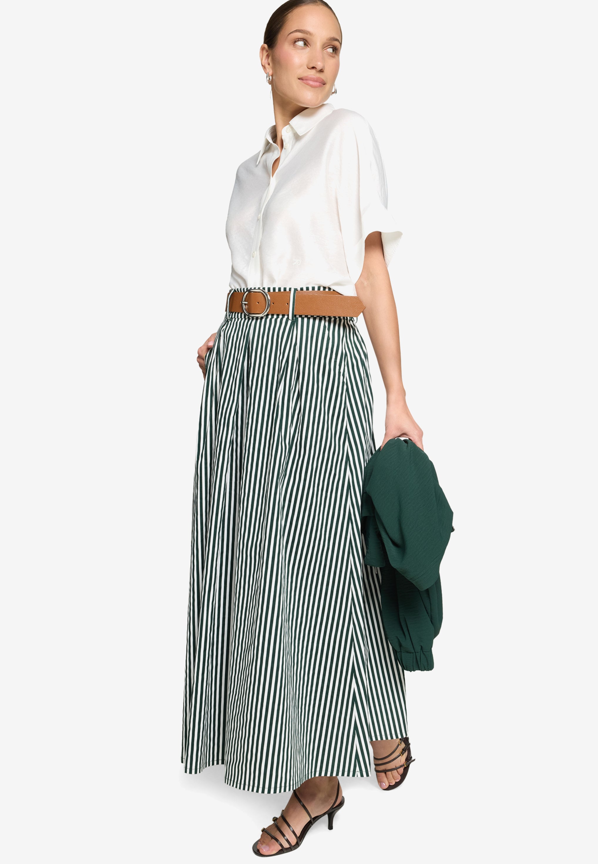 Zero Damen Rock Green/Cream
