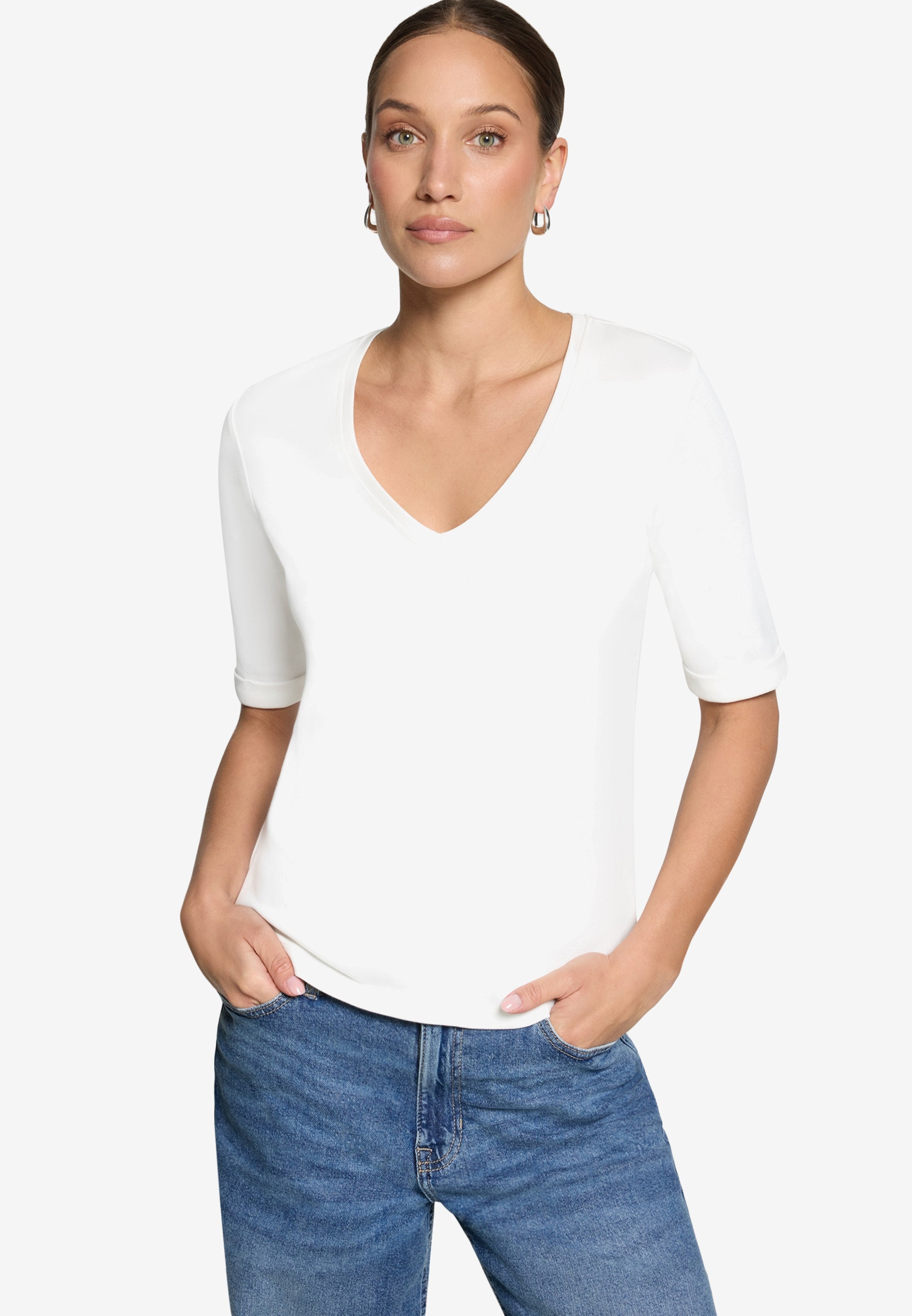 Zero Damen T-Shirts Offwhite