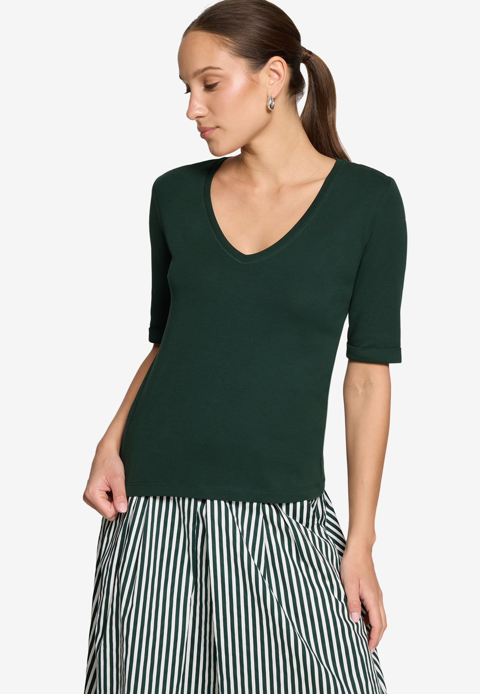 Zero Damen T-Shirts Green Forest