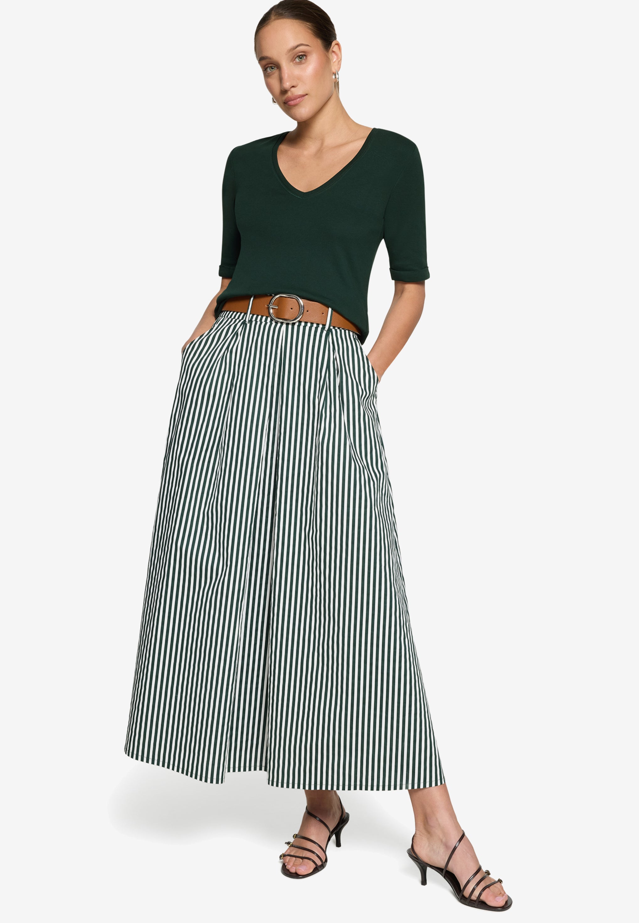 Zero Damen T-Shirts Green Forest