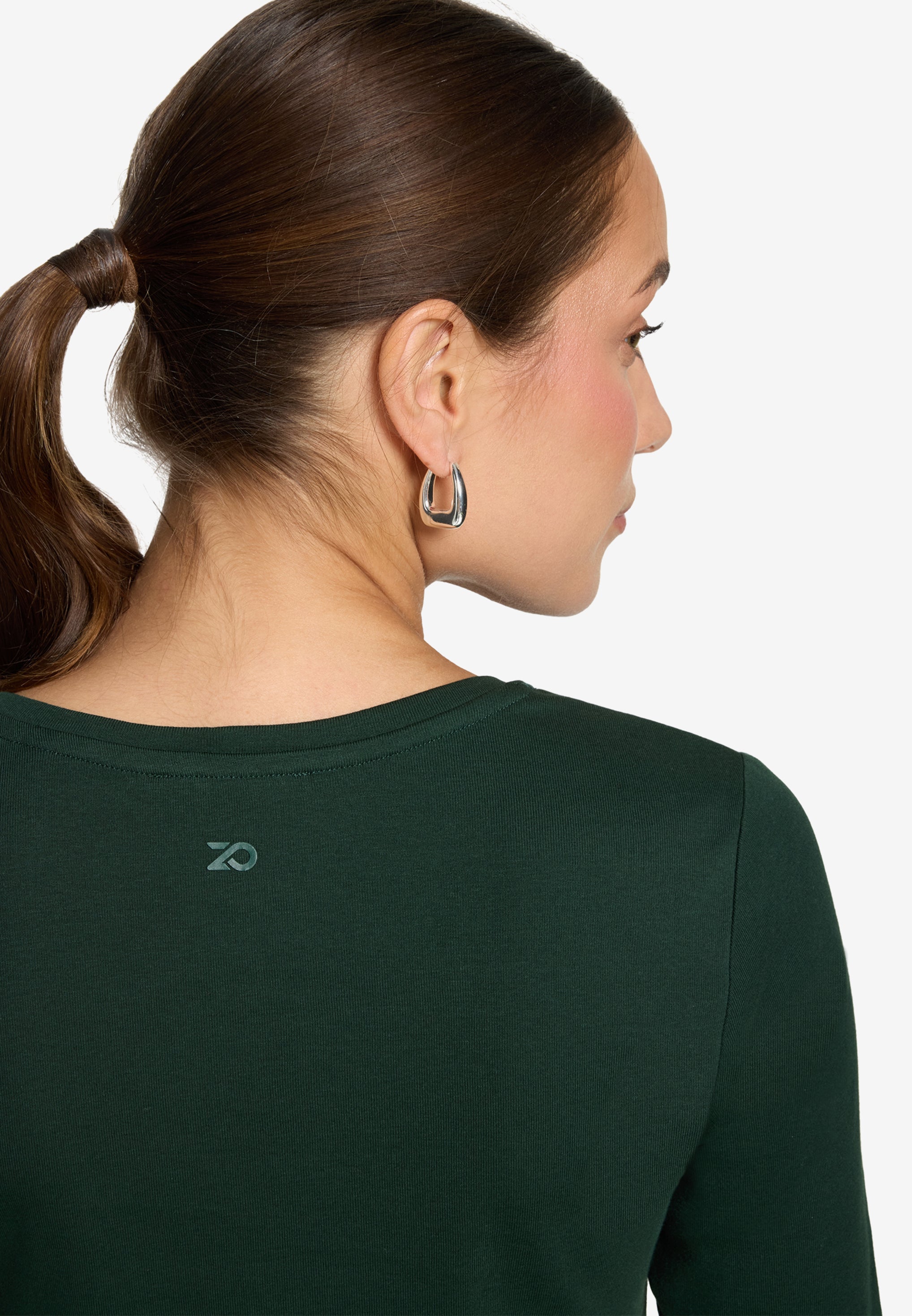 Zero Damen T-Shirts Green Forest