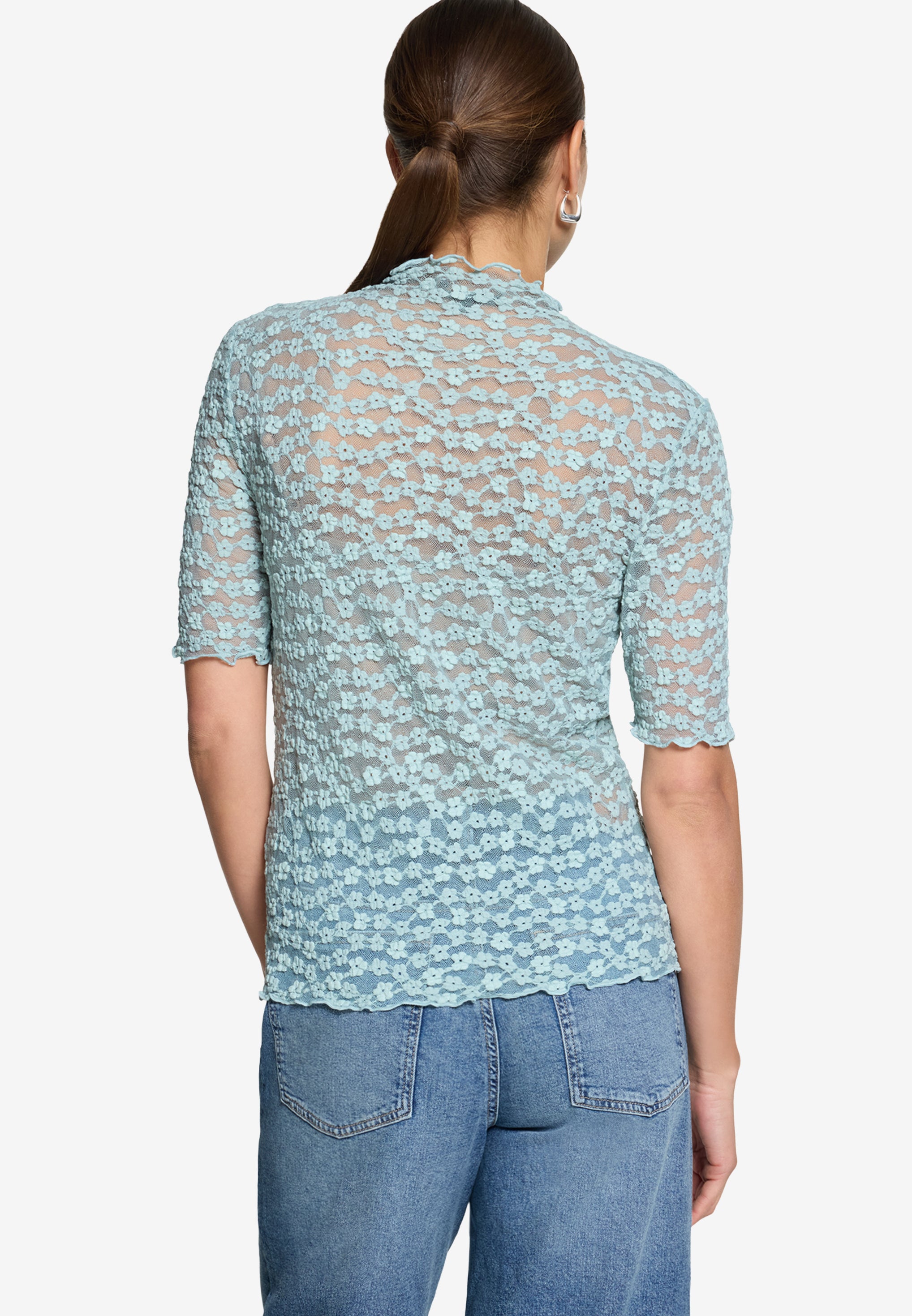 Zero Damen T-Shirts Silver Blue