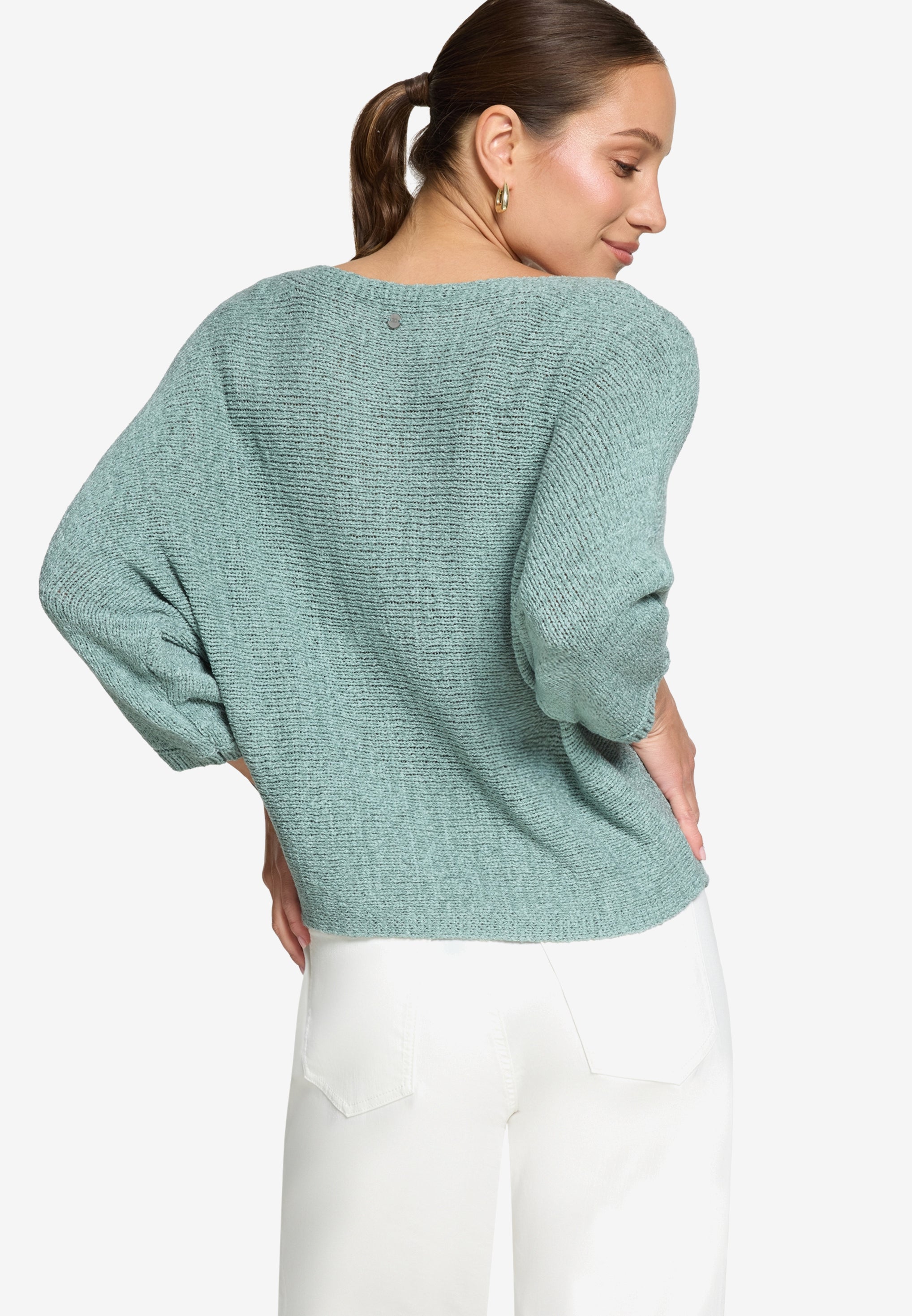 Zero Damen Pullover Silver Blue