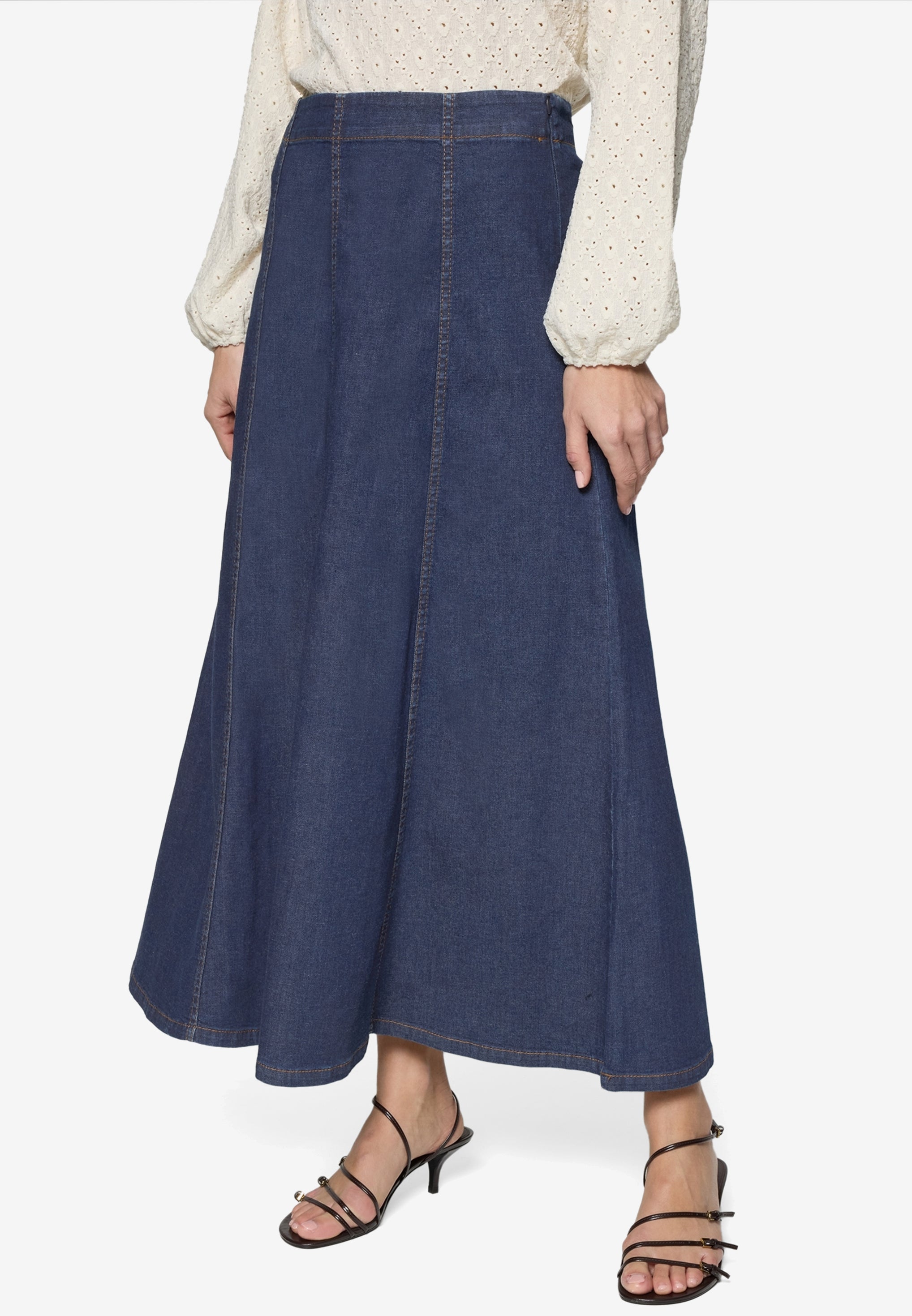 Zero Damen Rock Dark Blue Denim