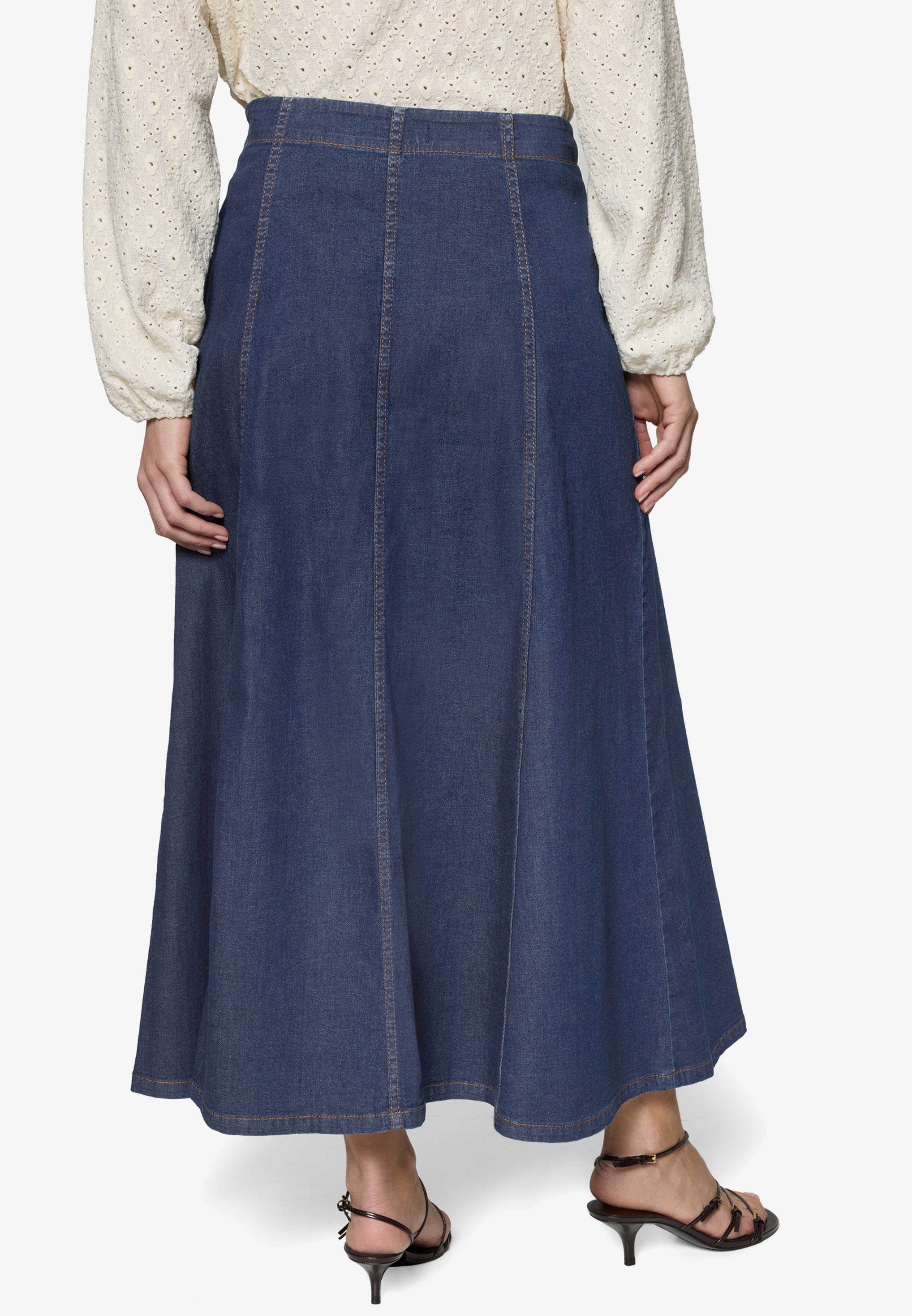 Zero Damen Rock Dark Blue Denim