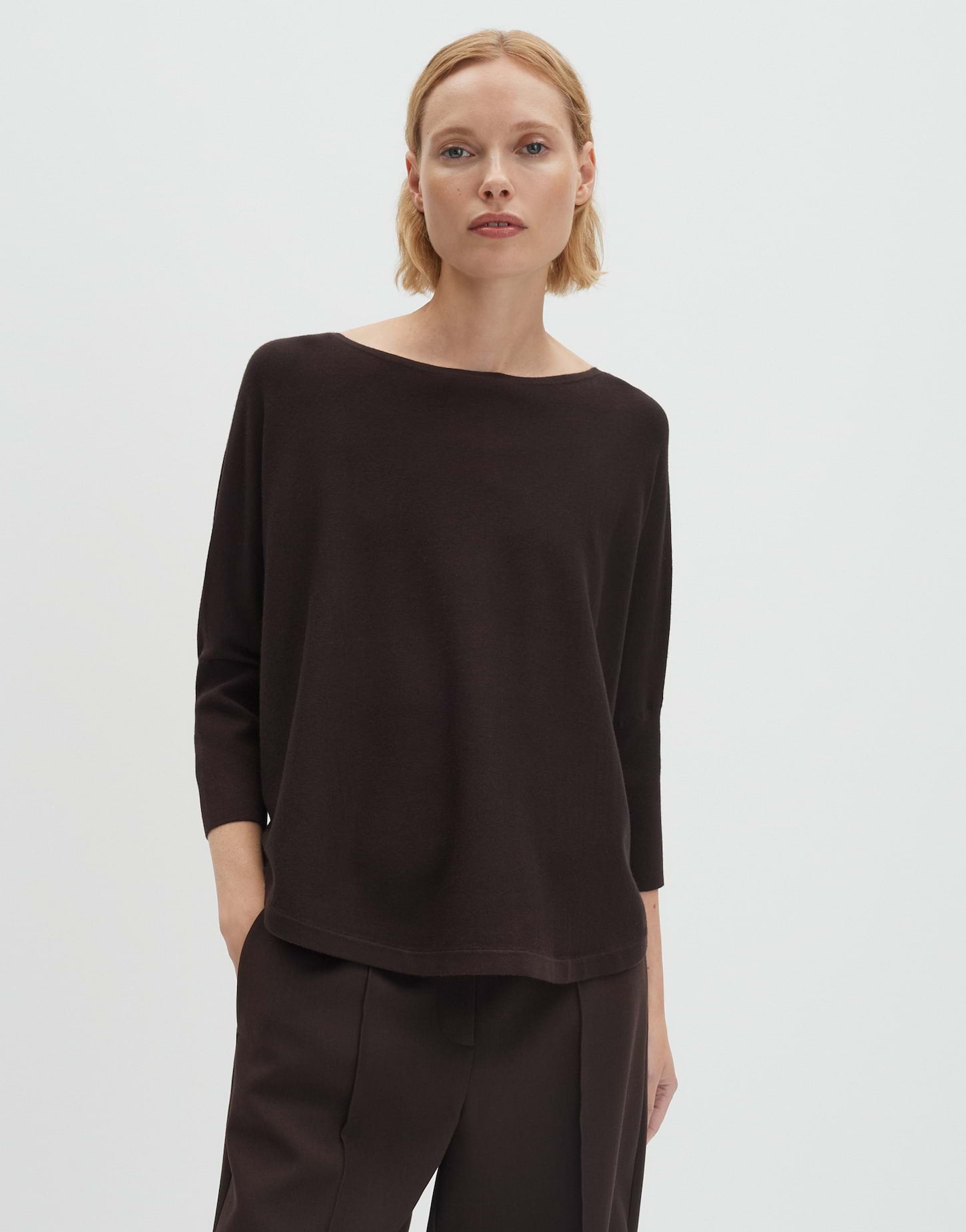 Someday Damen Pullover Dark Espresso