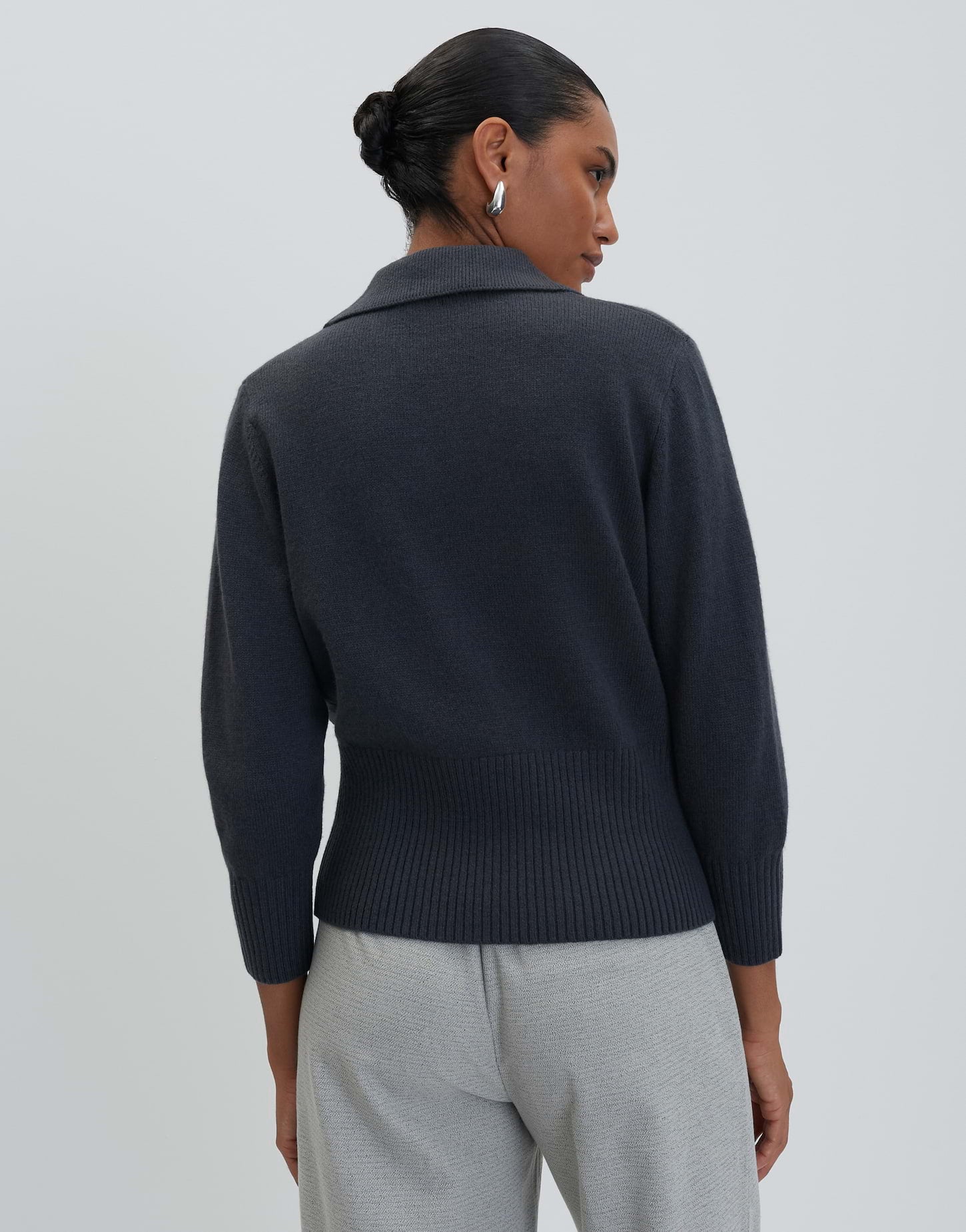 Someday Damen Pullover Coal Dust