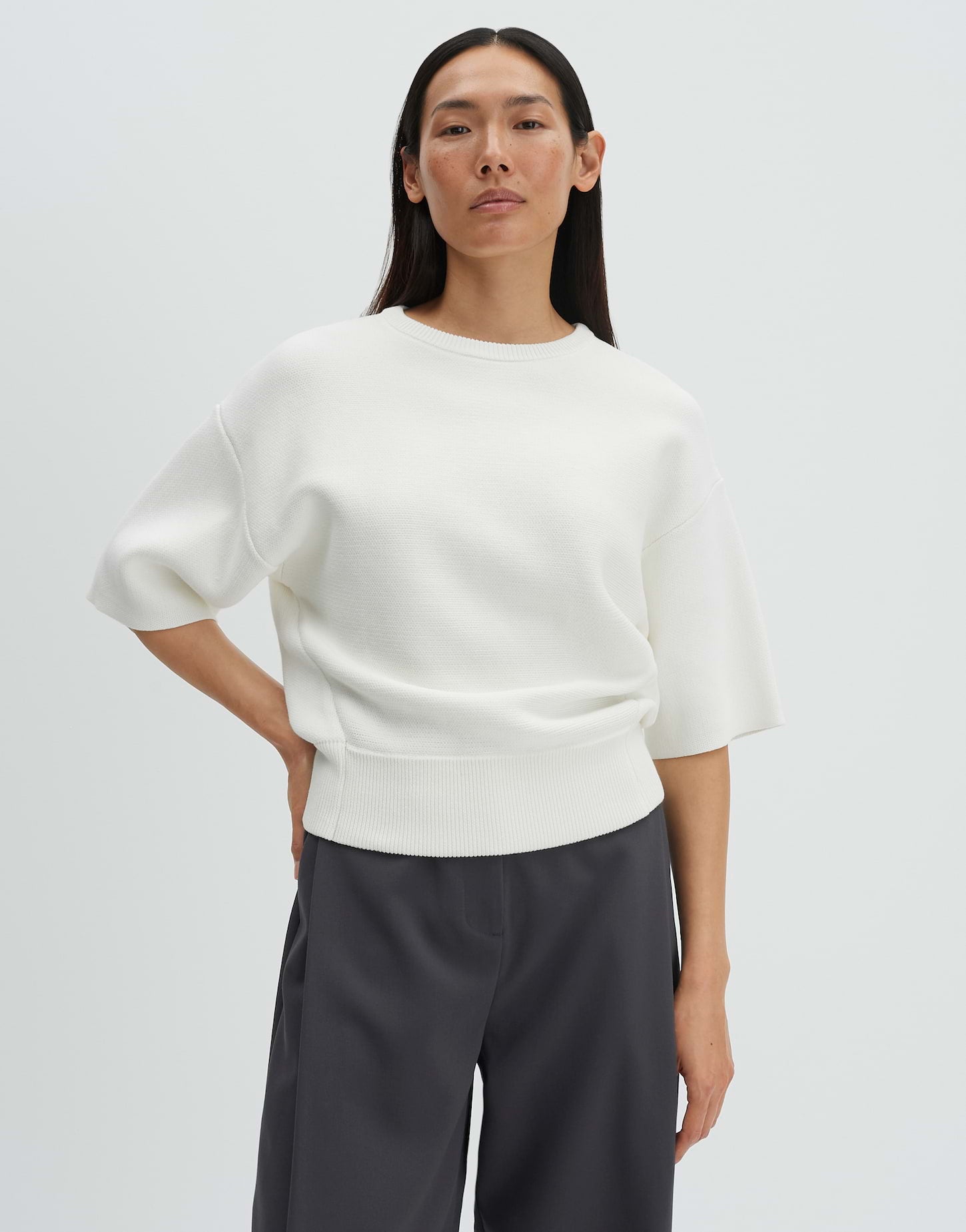 Someday Damen Pullover Milk