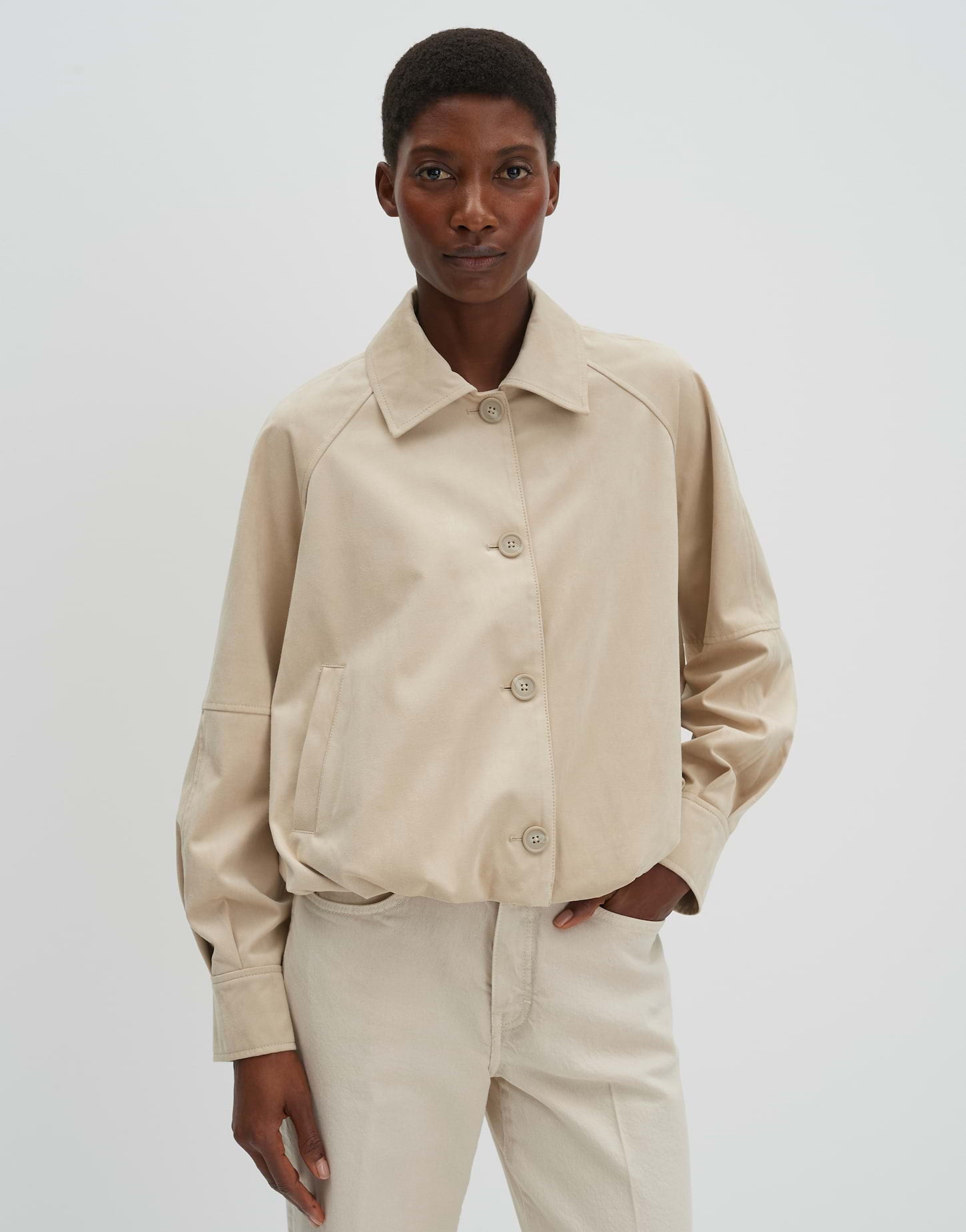 Someday Damen Blazer Soft Oat