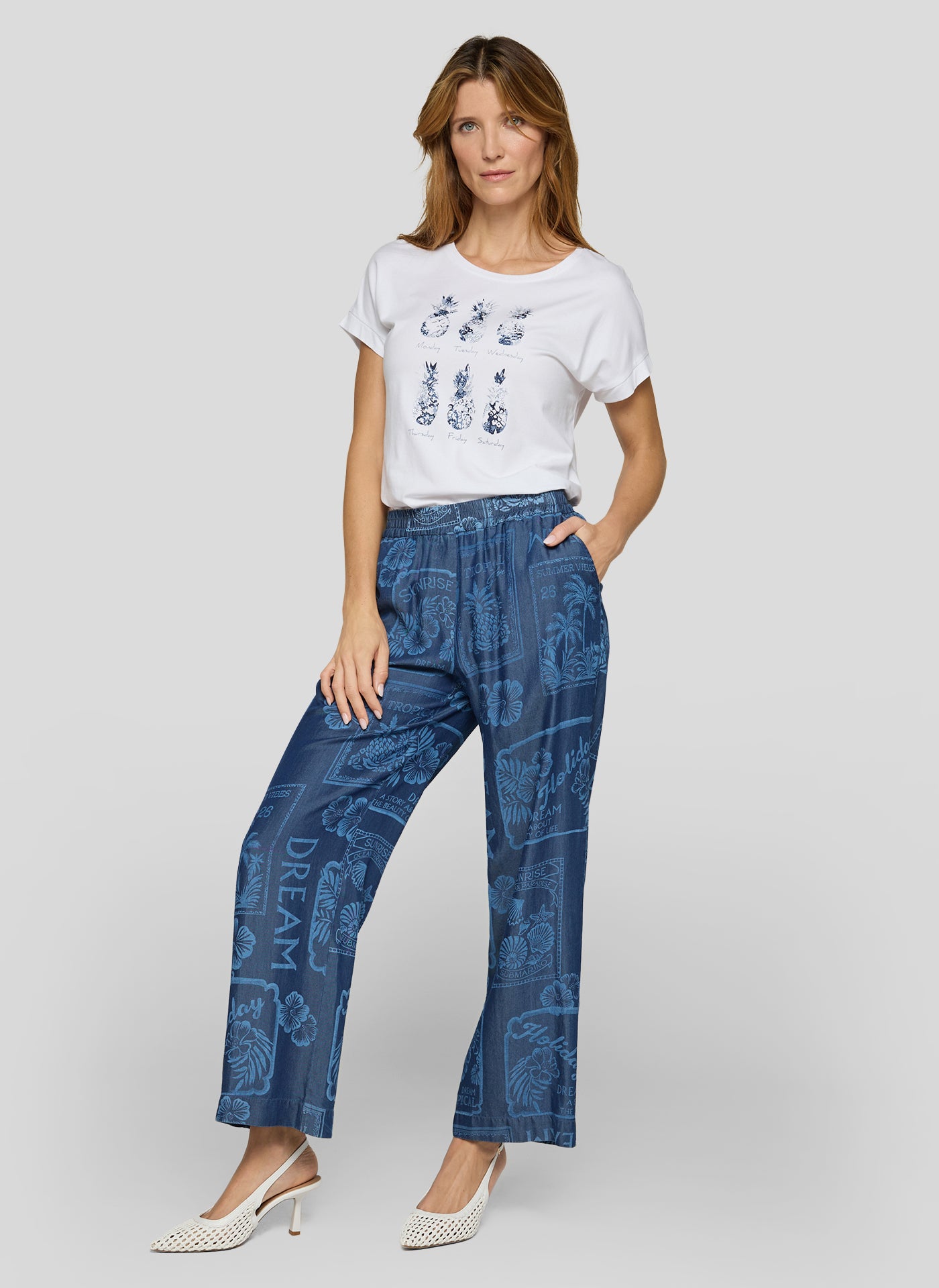 Rabe Damen T-Shirts Weiss