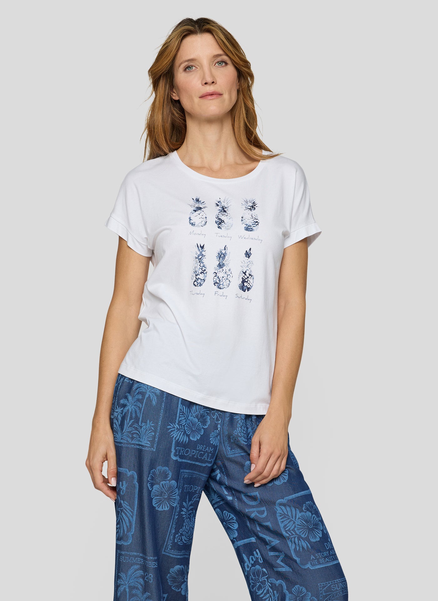 Rabe Damen T-Shirts Weiss