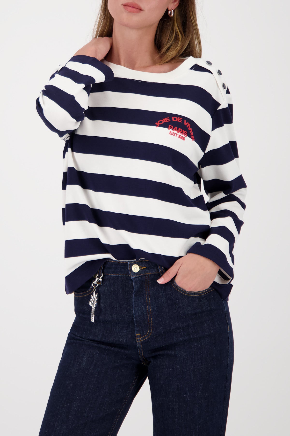 Monari Damen T-Shirts  Marine Ring