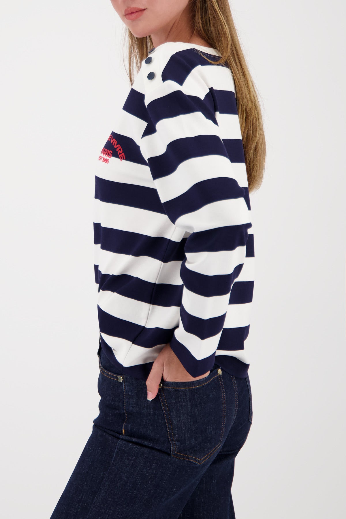 Monari Damen T-Shirts  Marine Ring