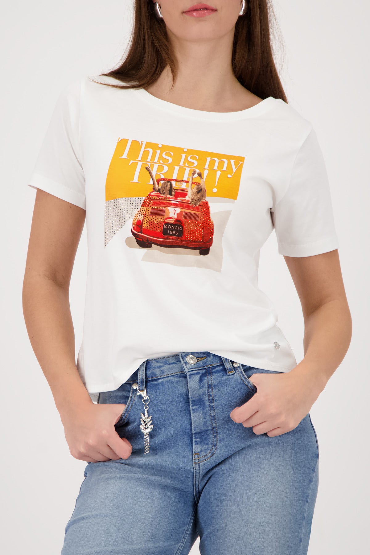 Monari Damen T-Shirts Off-White