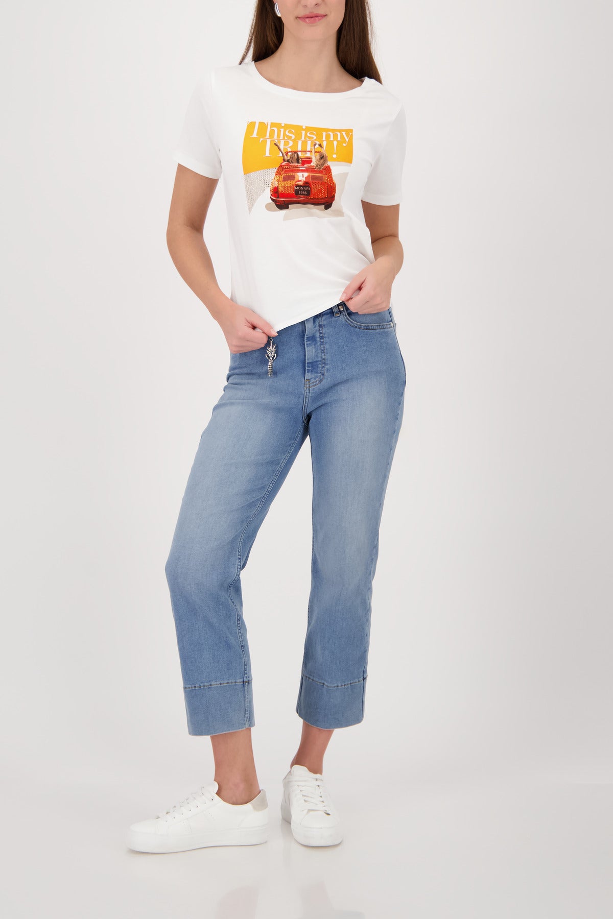 Monari Damen T-Shirts Off-White