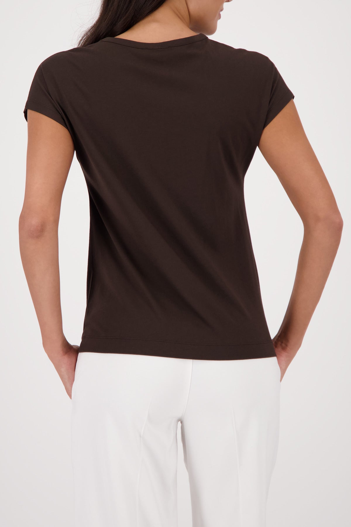 Monari Damen T-Shirts Dark Chocol