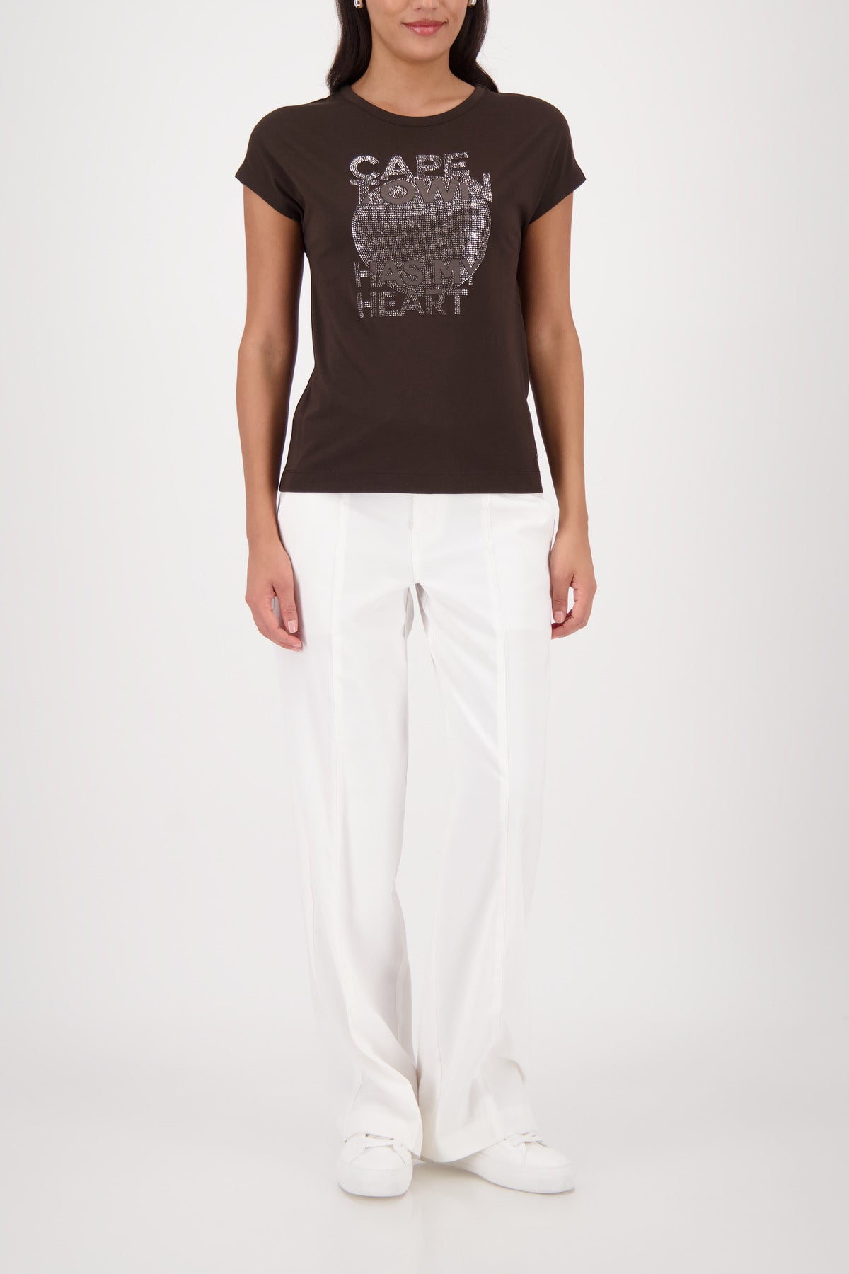 Monari Damen T-Shirts Dark Chocol