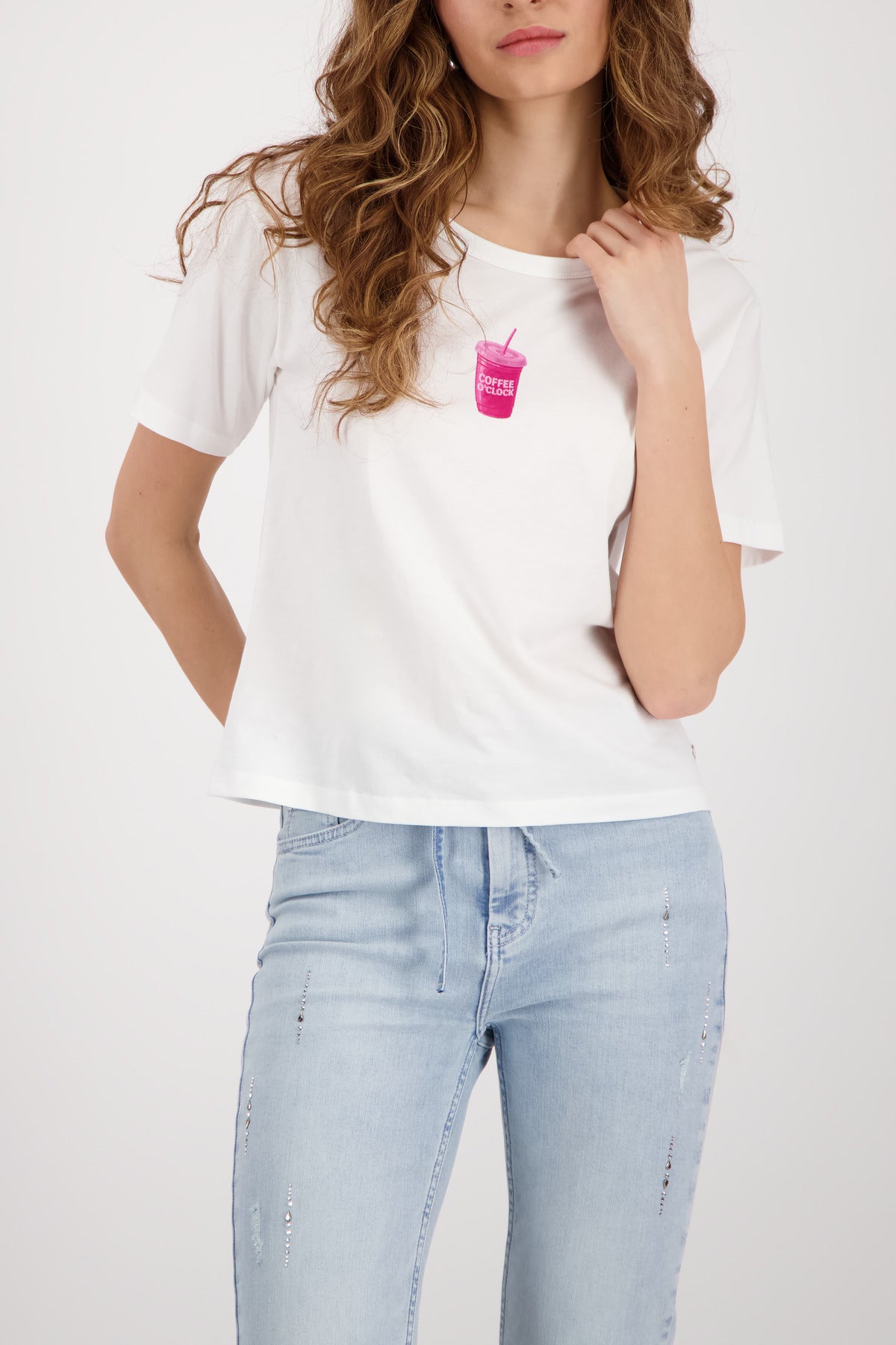 Monari Damen T-Shirts Off-White