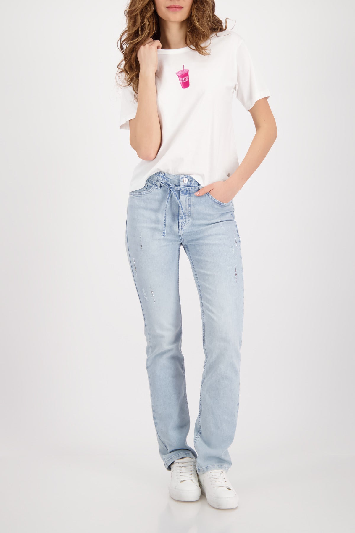 Monari Damen T-Shirts Off-White
