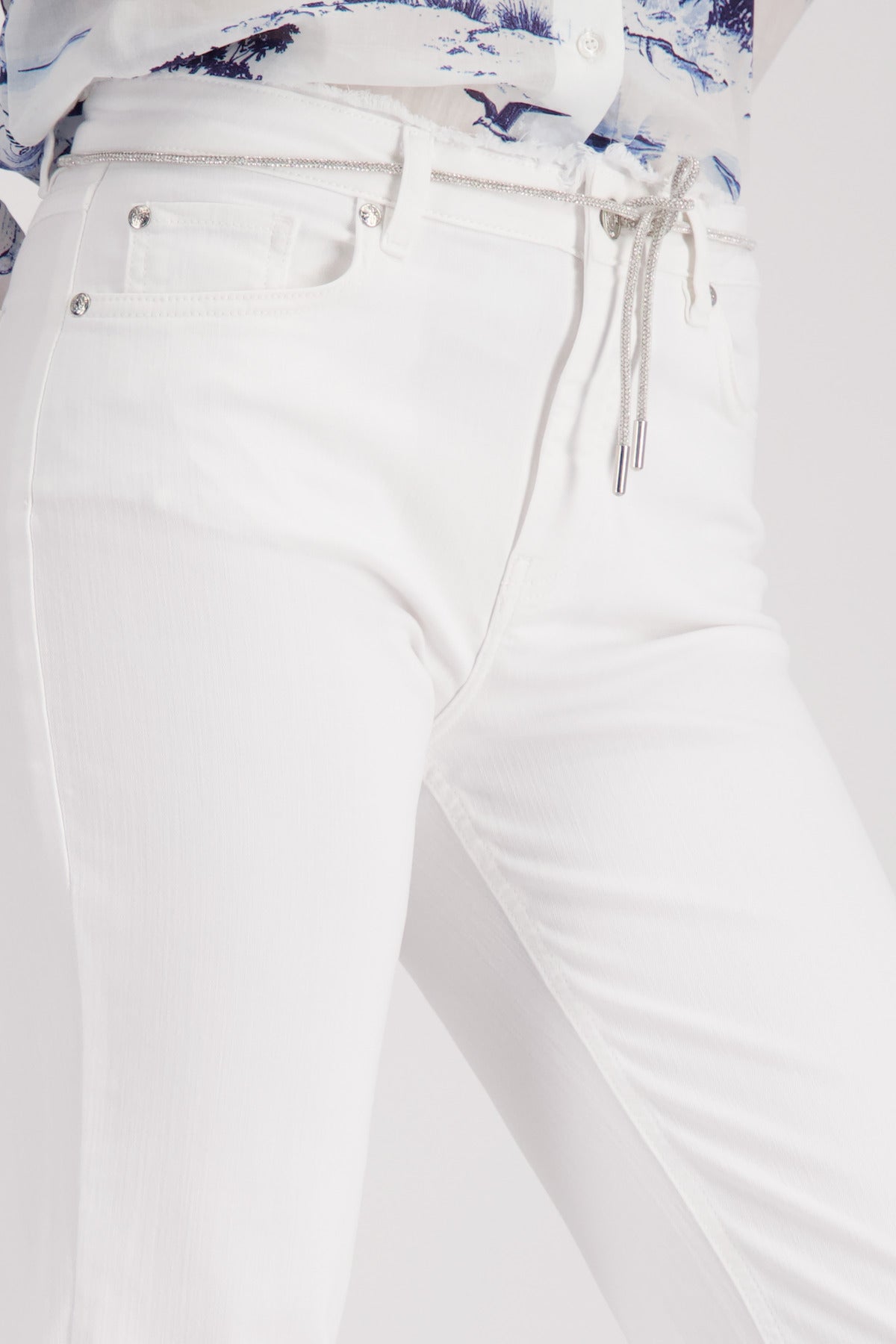 Monari Damen Jeans  Cream