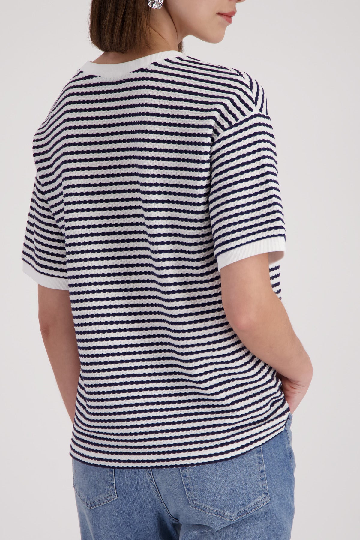 Monari Damen T-Shirts  Marine Ring