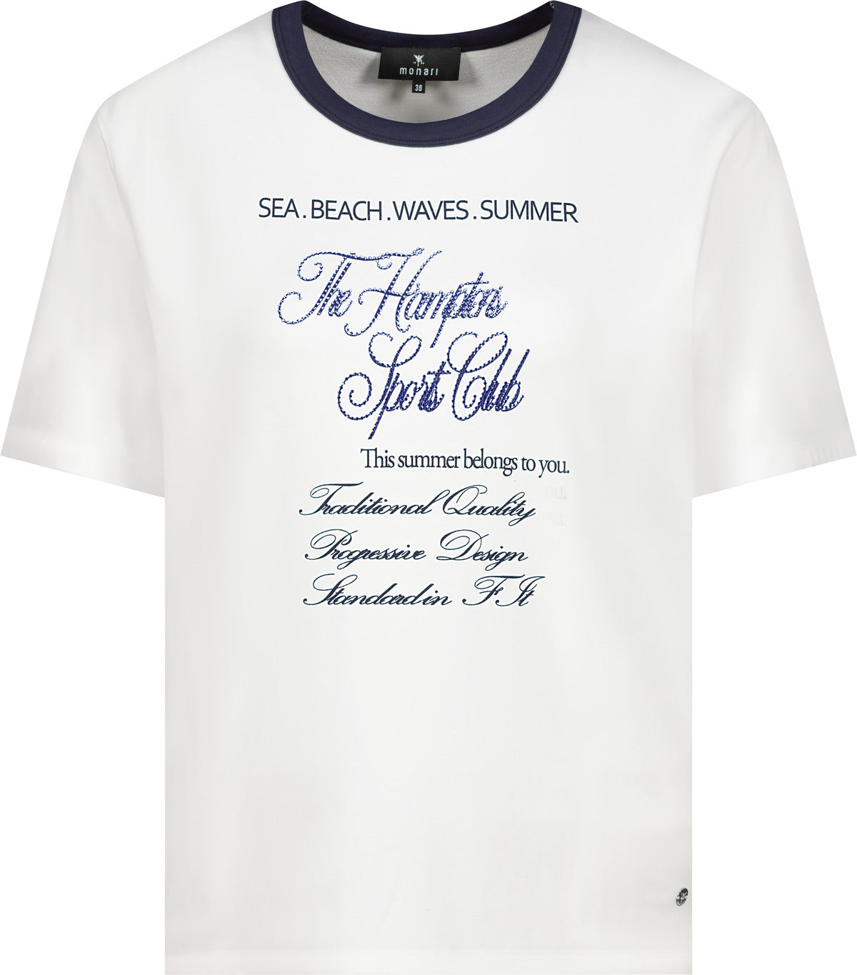 Monari Damen T-Shirts Marine