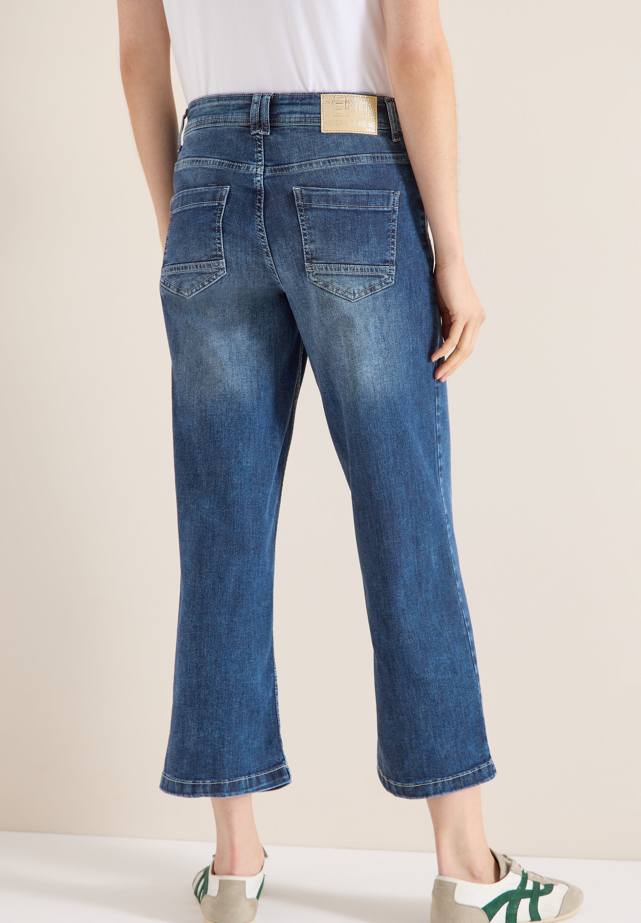 Cecil Damen Hosen  Mid Blue