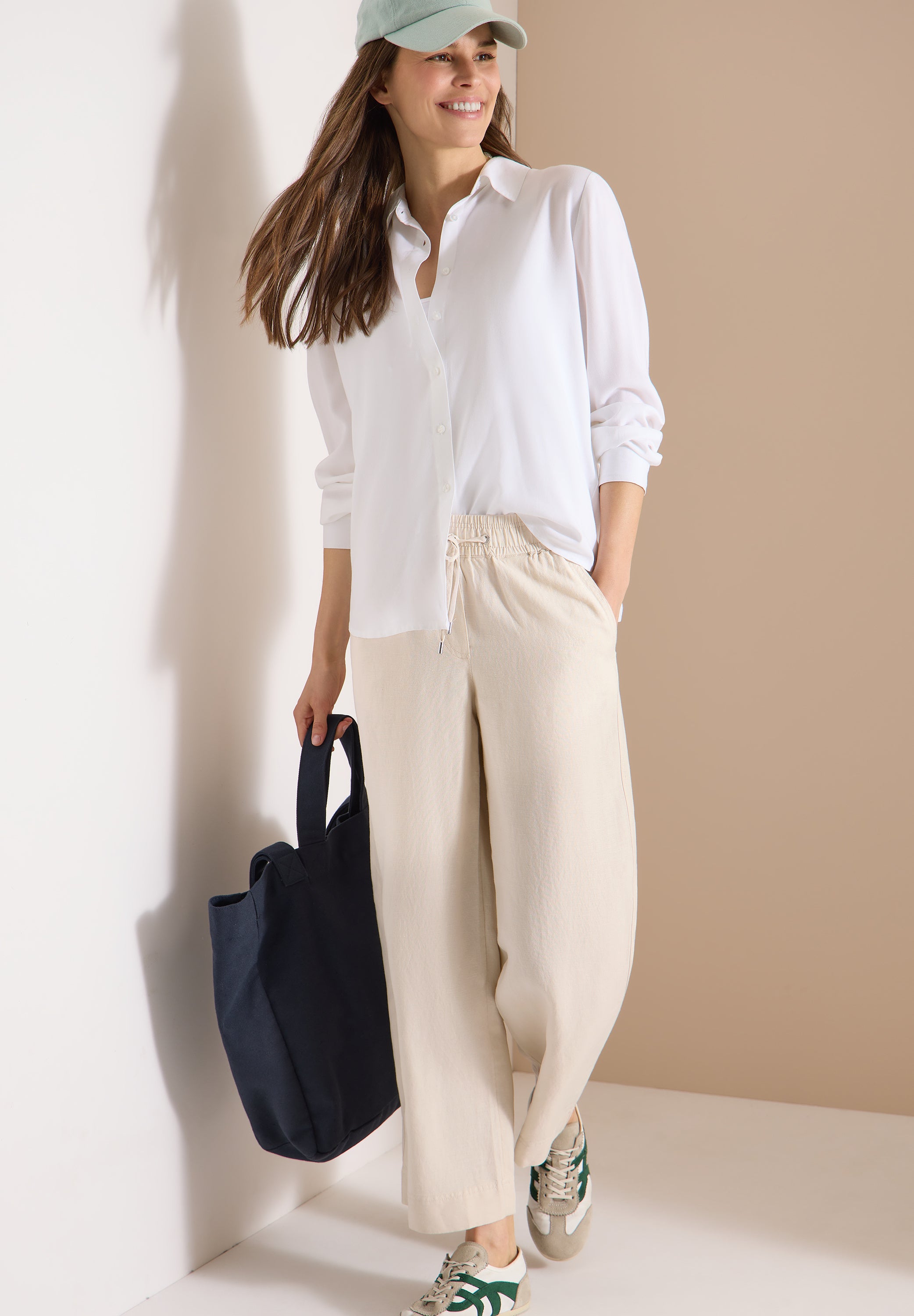 Cecil Damen Hosen Macadamia