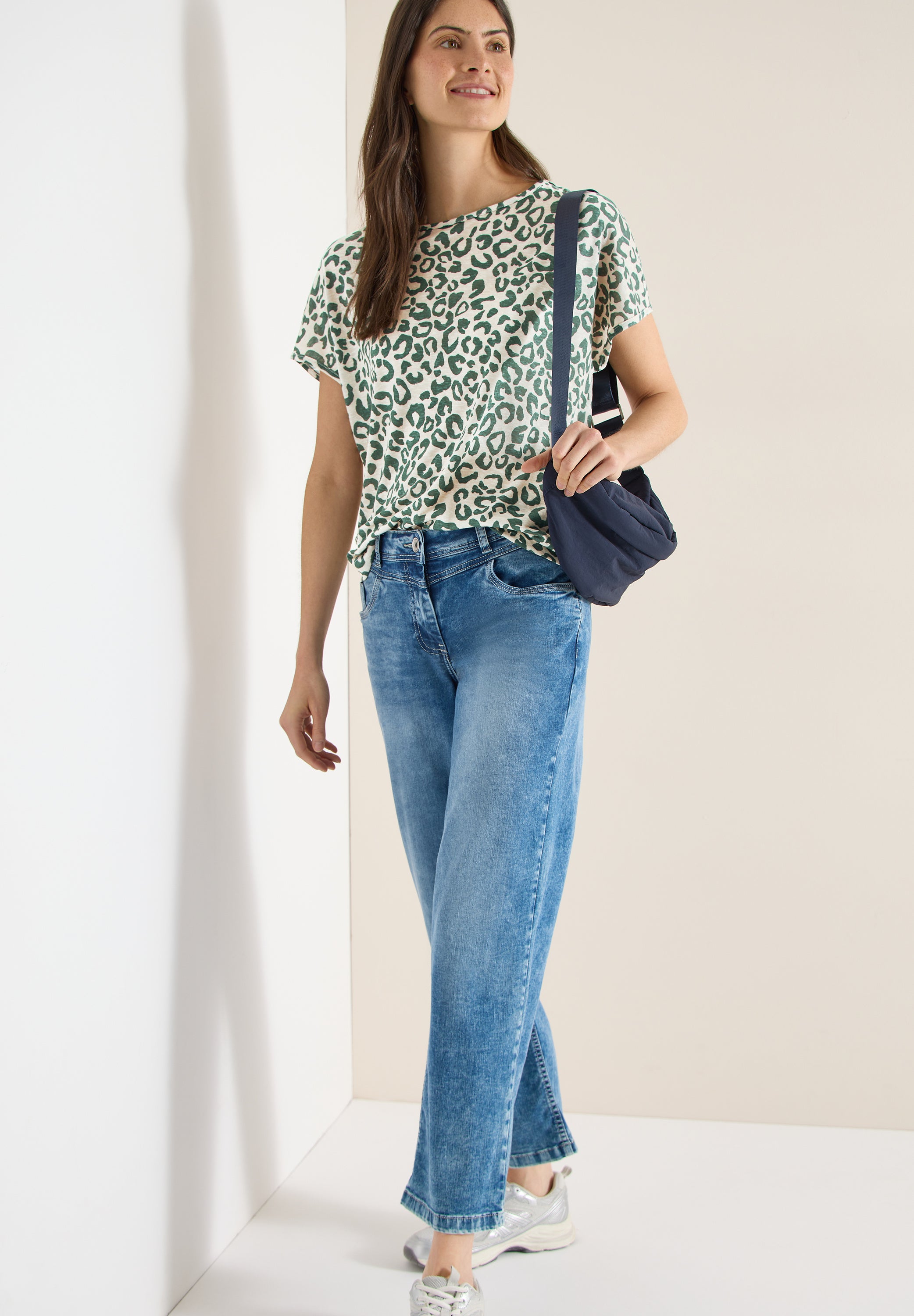Cecil Damen T-Shirts Macadamia